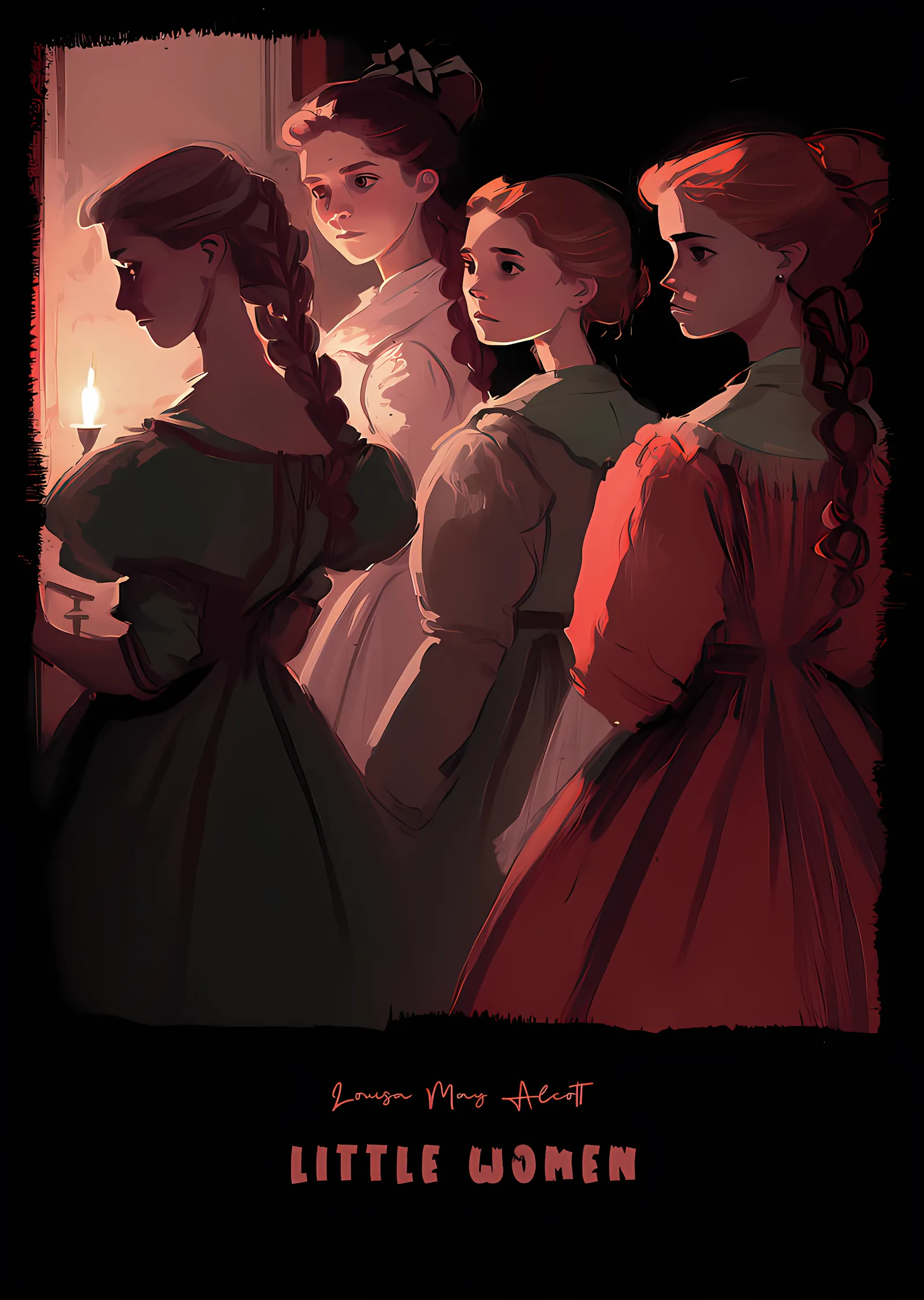 Little Women metal tablo
