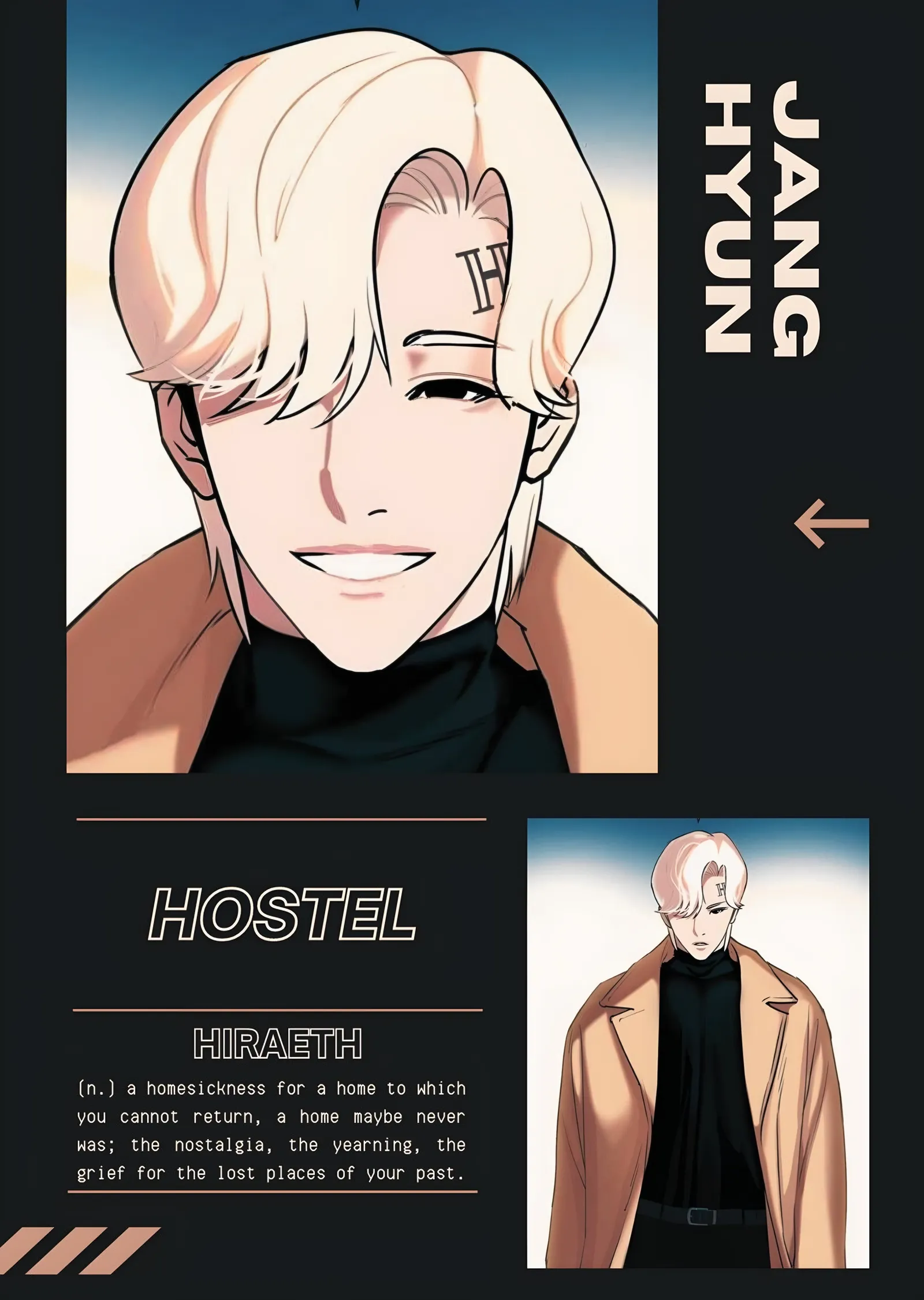 Lookism - Eli Jang metal tablo