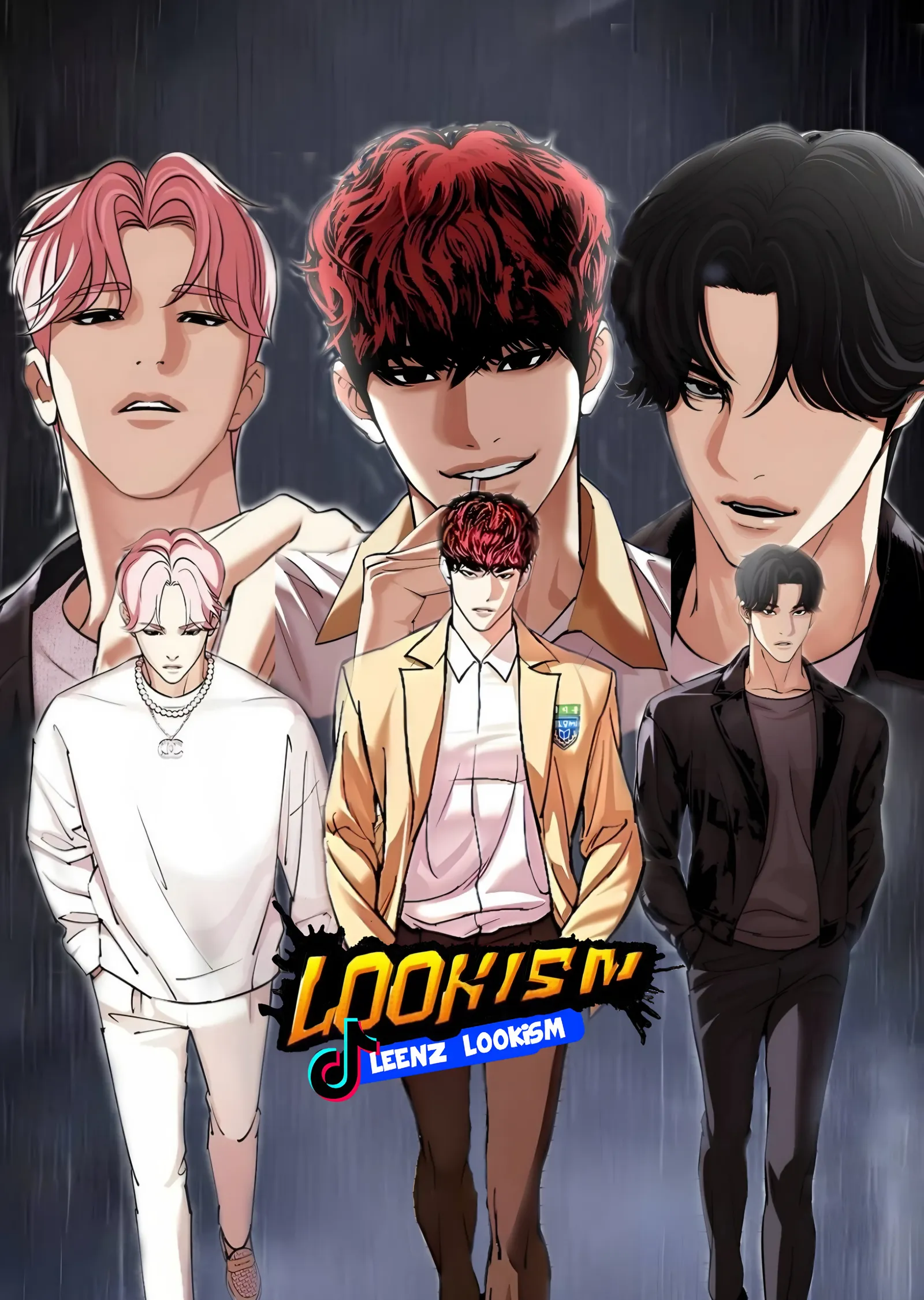 Lookism - Yağmurda Yürüyüş metal tablo