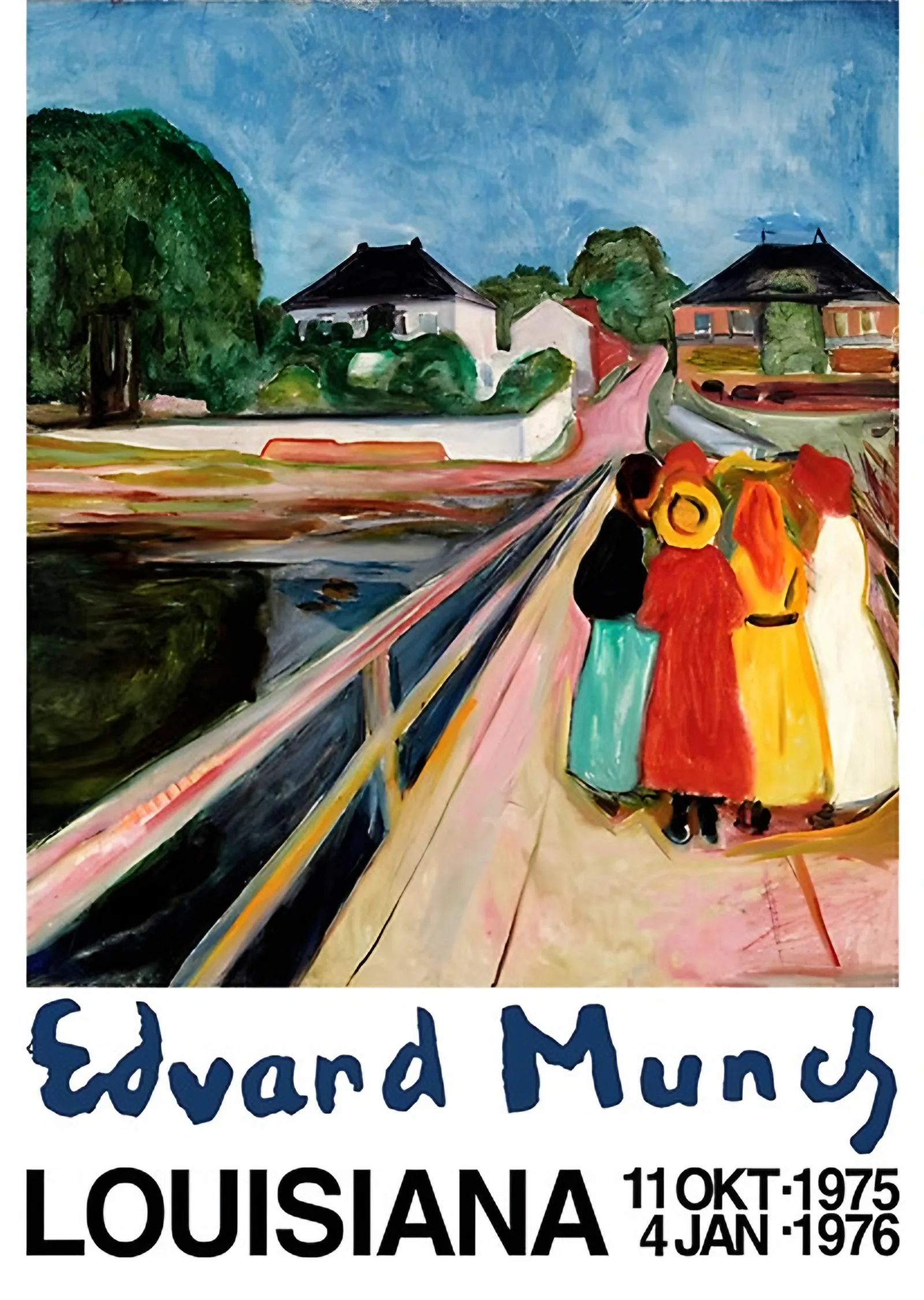Louisiana Müzesi Sergi Afişi - Edvard Munch metal tablo