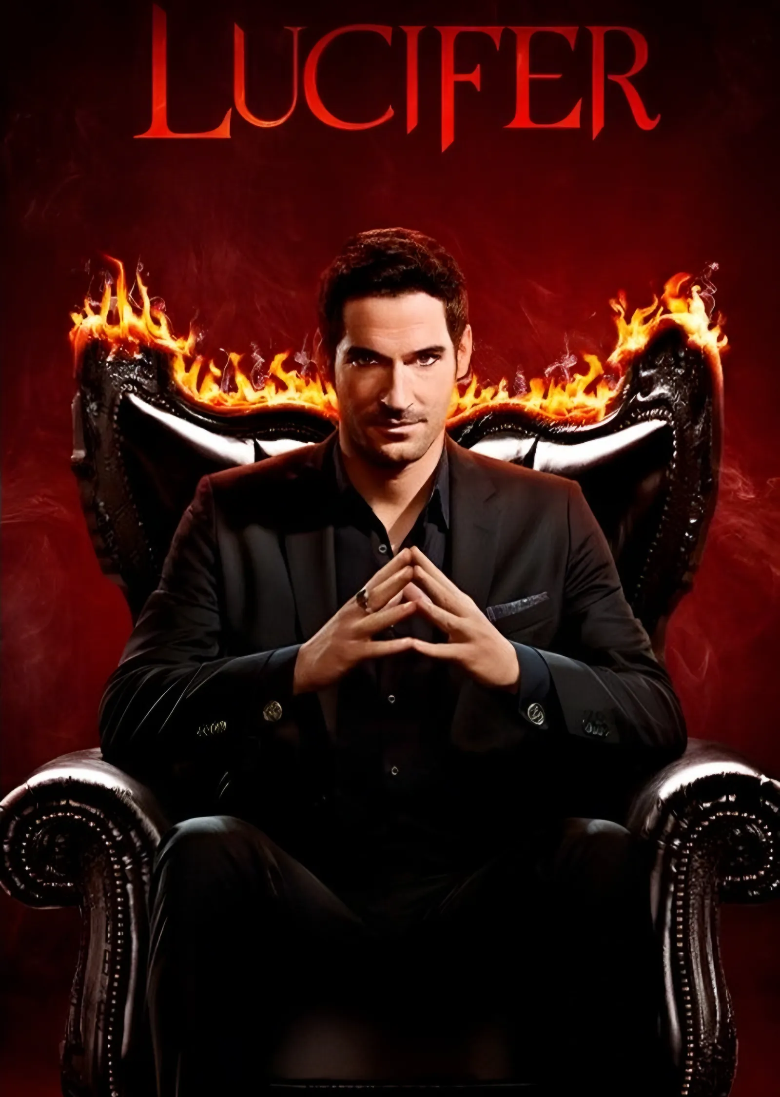 Lucifer: Alevli Koltukta Morningstar metal tablo