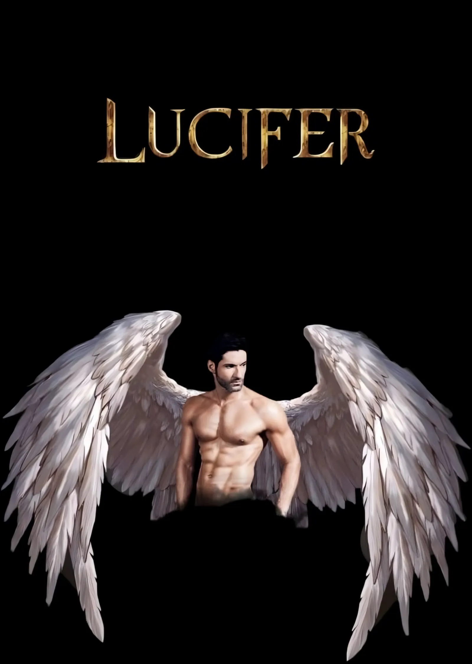 Lucifer: Beyaz Kanatlı Morningstar metal tablo