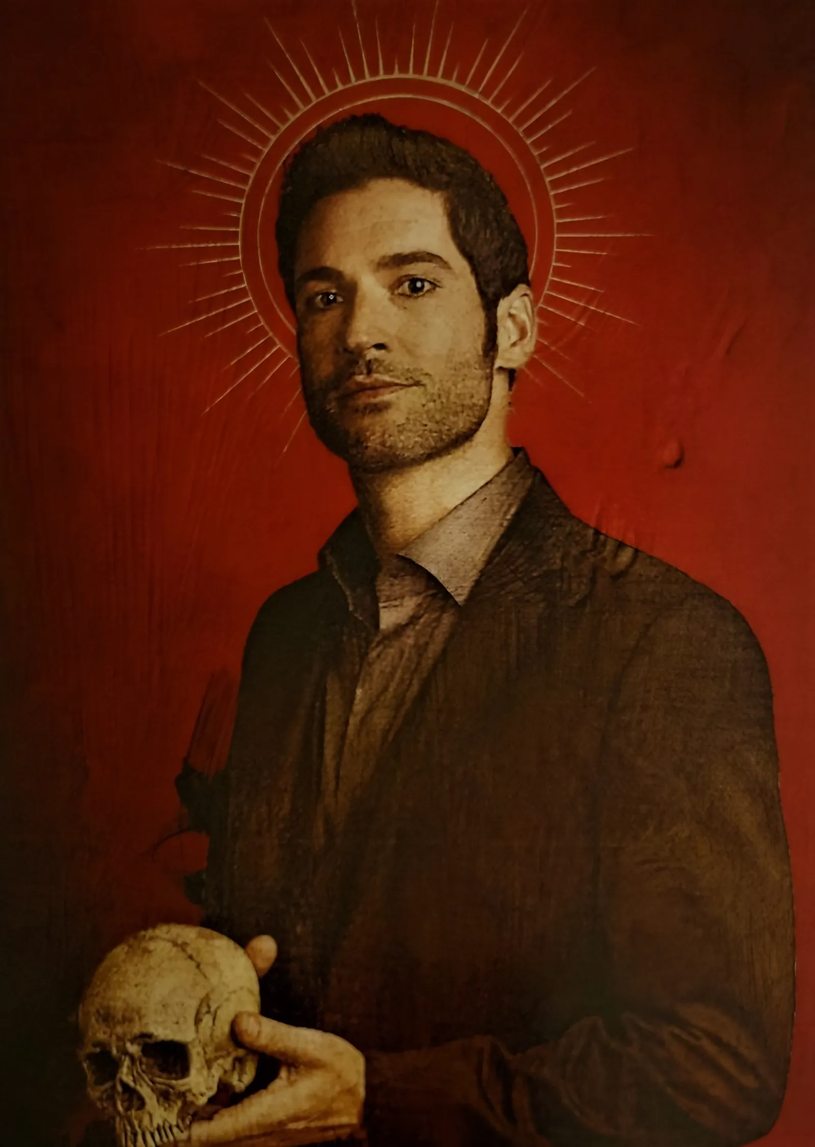 Lucifer: Kurukafa ve Hale metal tablo