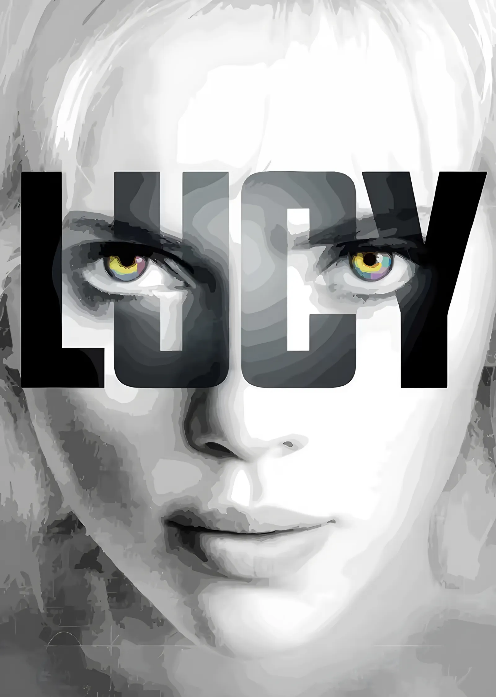 Lucy - Bakış metal tablo