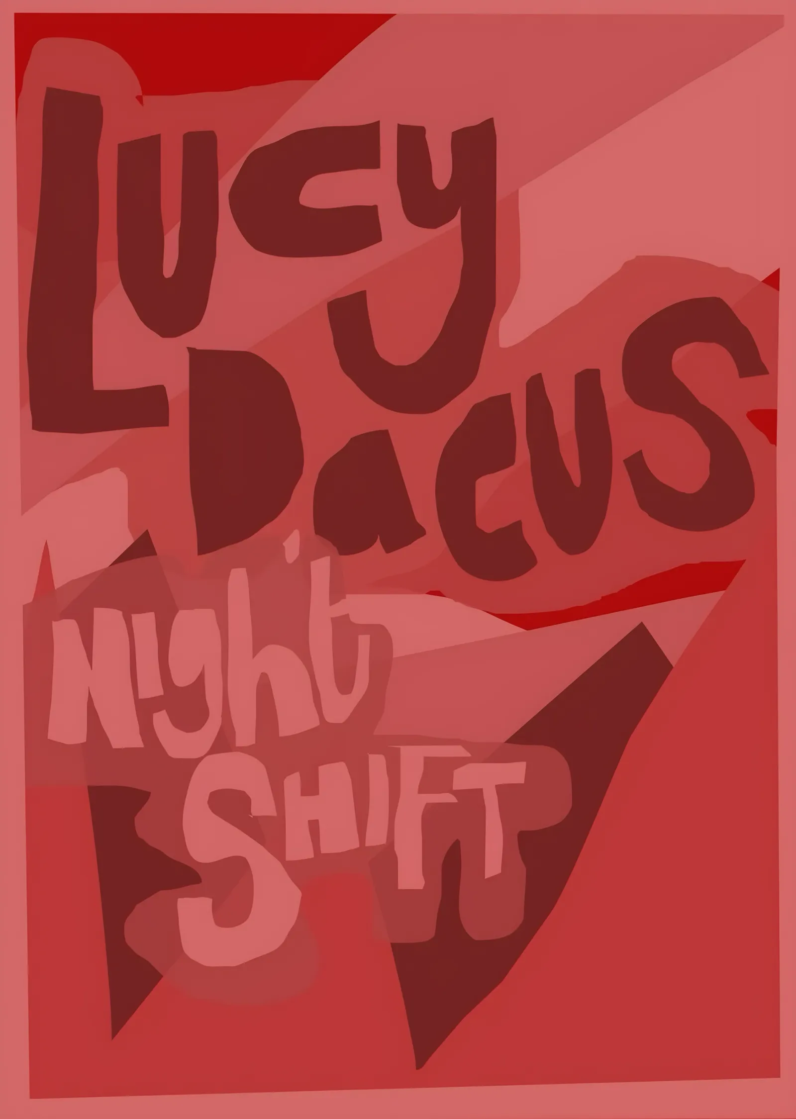 Lucy Dacus - Night Shift metal tablo