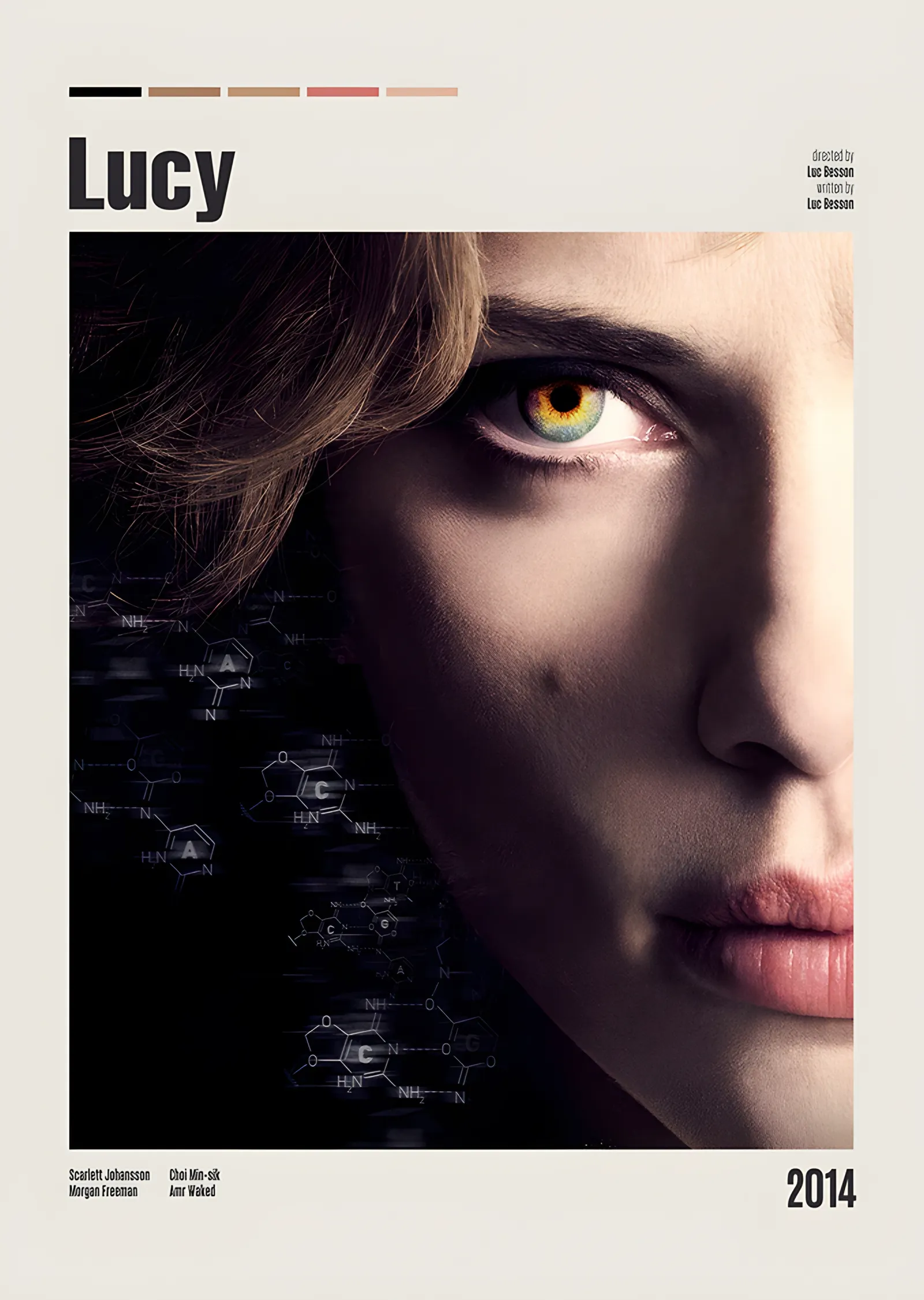 Lucy - Minimal Afiş metal tablo