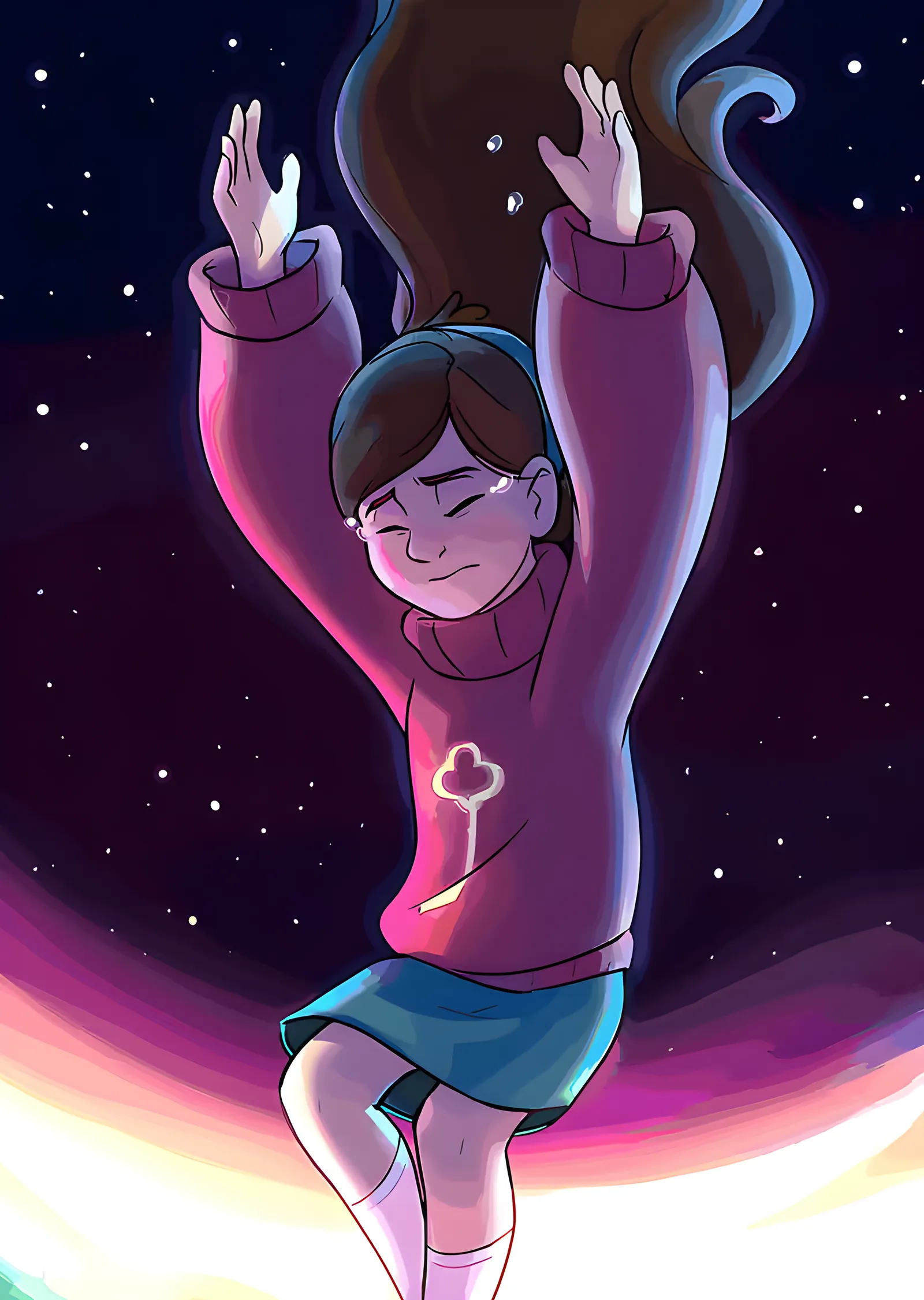 Mabel Pines - Gravity Falls metal tablo