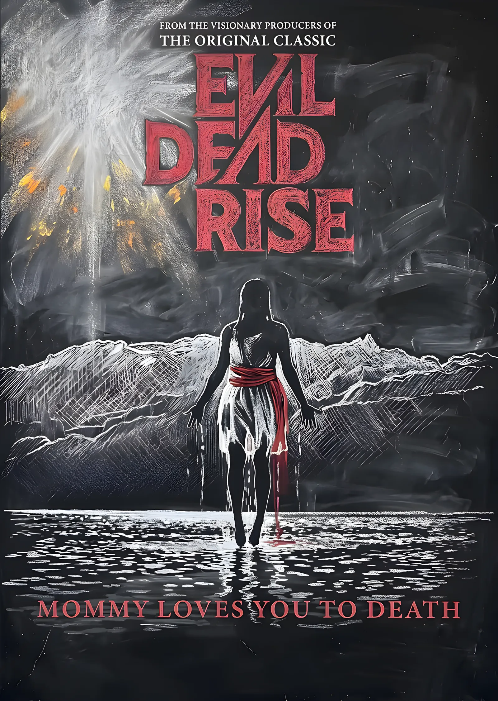 Evil Dead Rise - Mommy Loves You To Death metal tablo