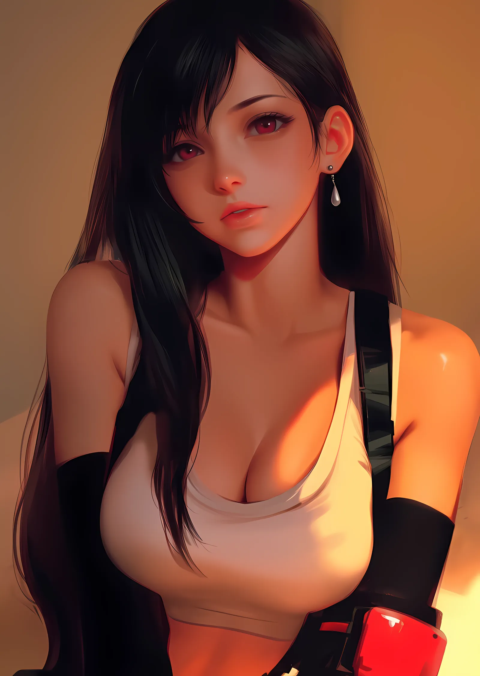 Tifa Lockhart - Final Fantasy metal tablo