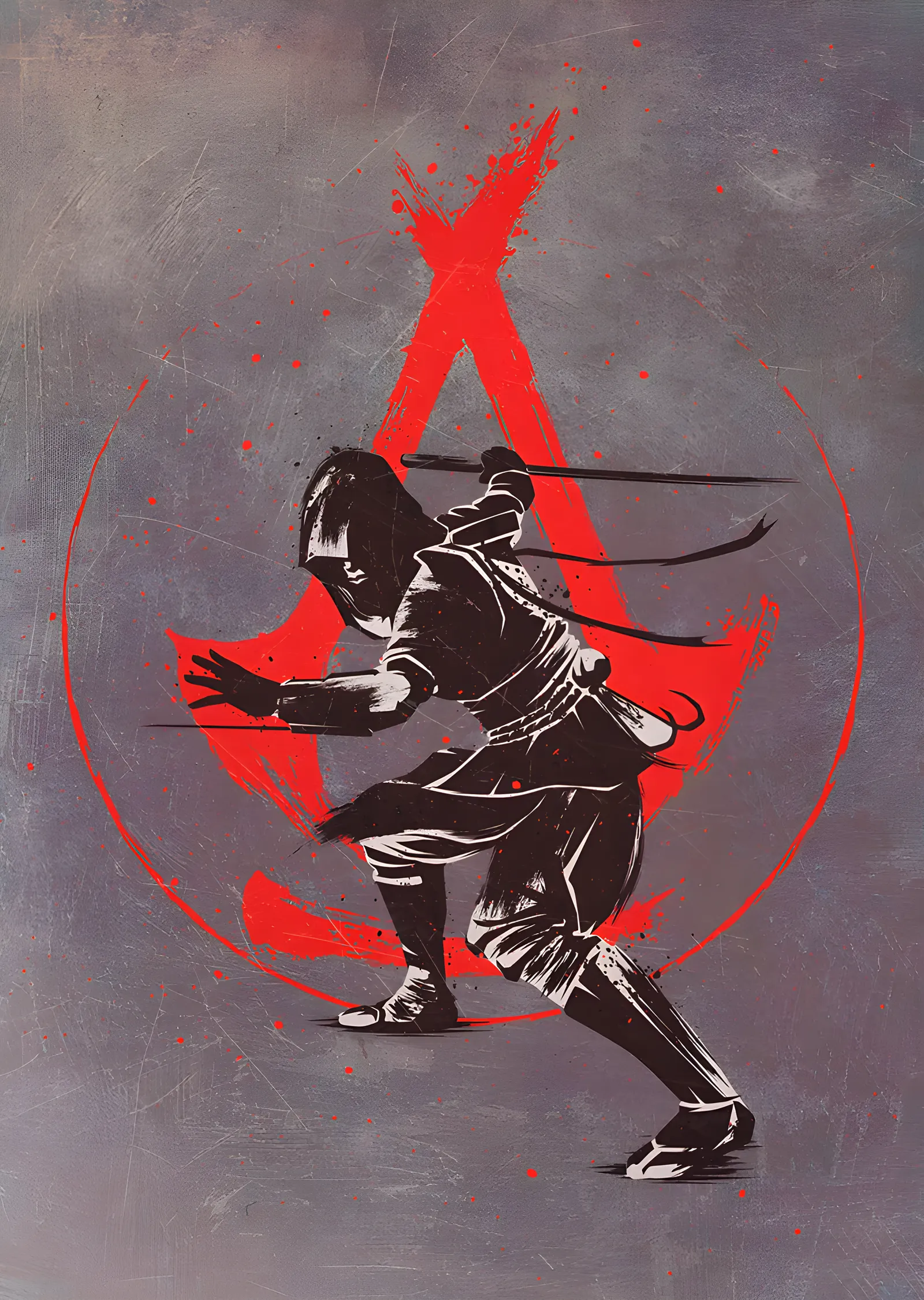 Assassin's Creed - Kırmızı Amblemde Suikastçı metal tablo