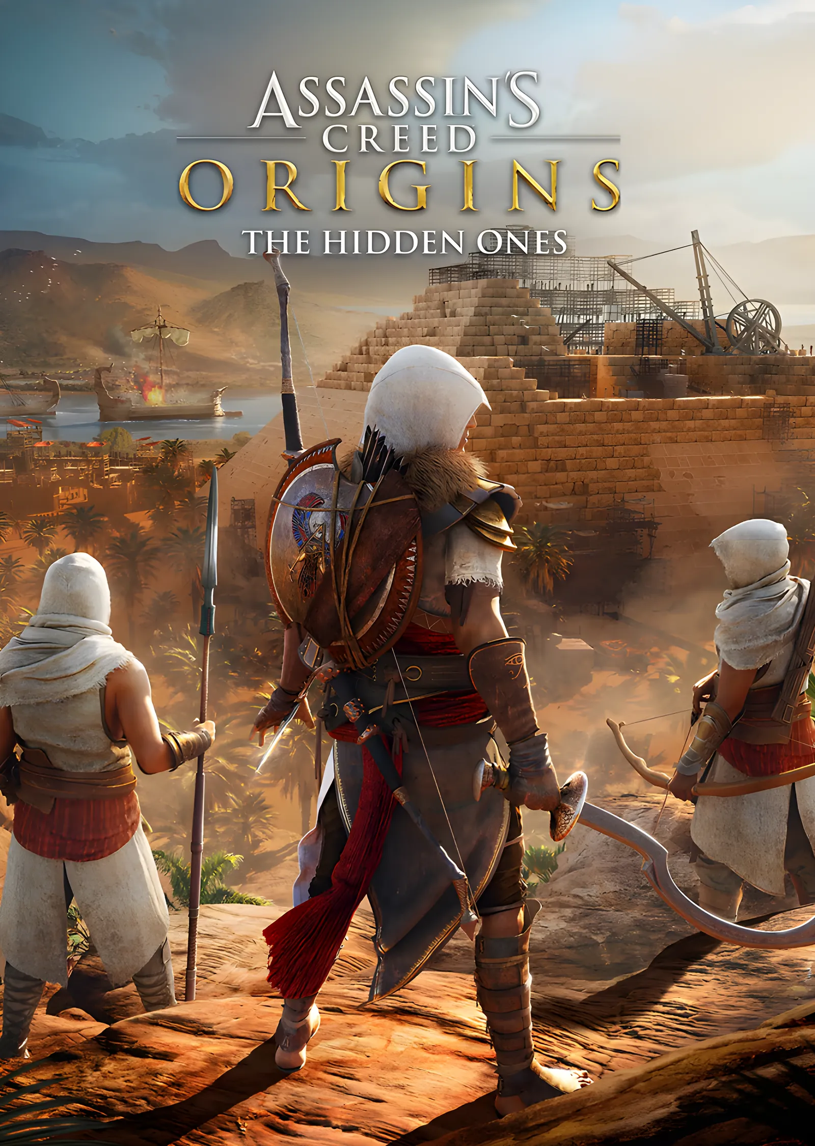 Assassin's Creed Origins - Piramitler Sahnesi metal tablo
