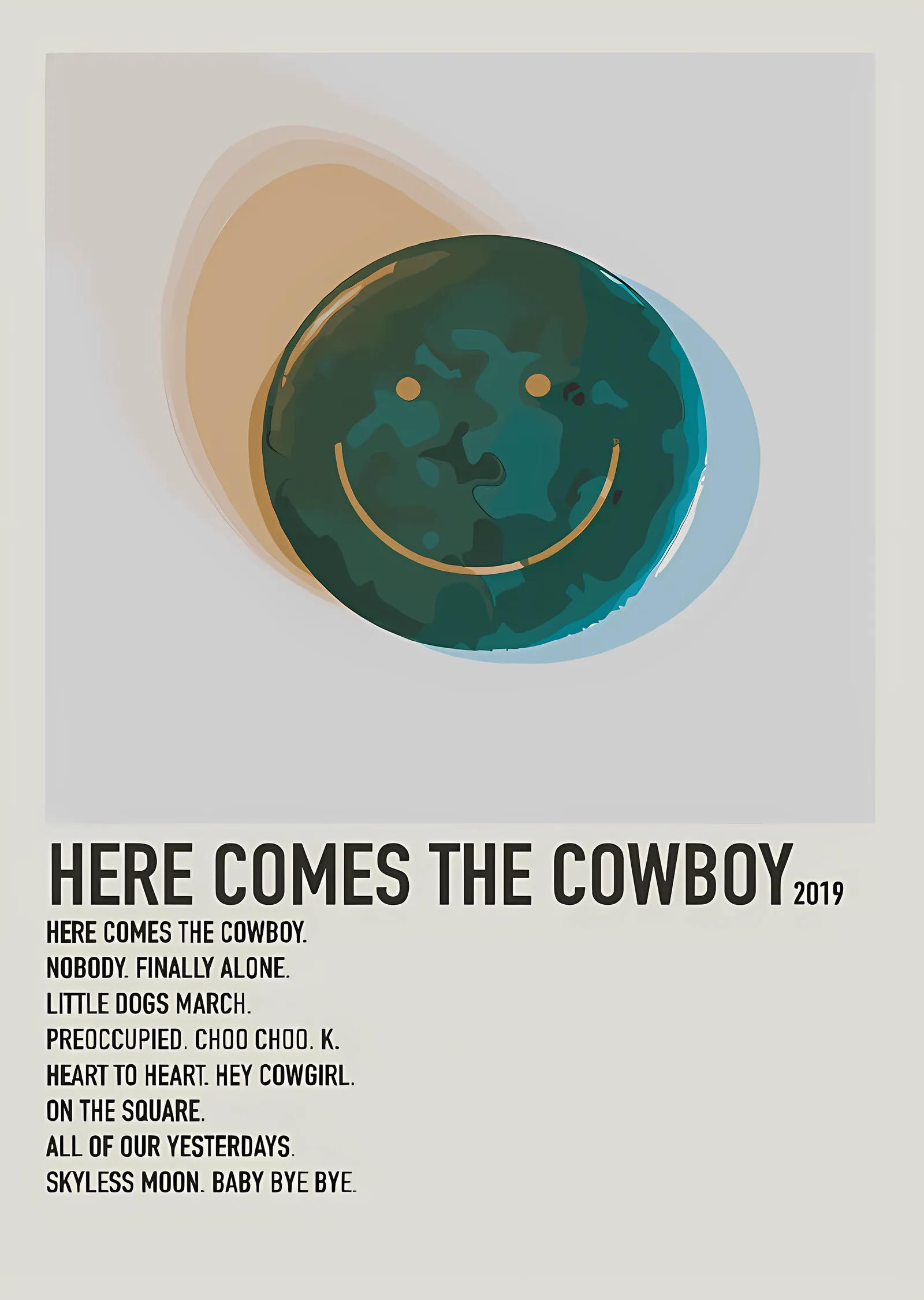 Mac DeMarco - Here Comes the Cowboy Künyesi metal tablo