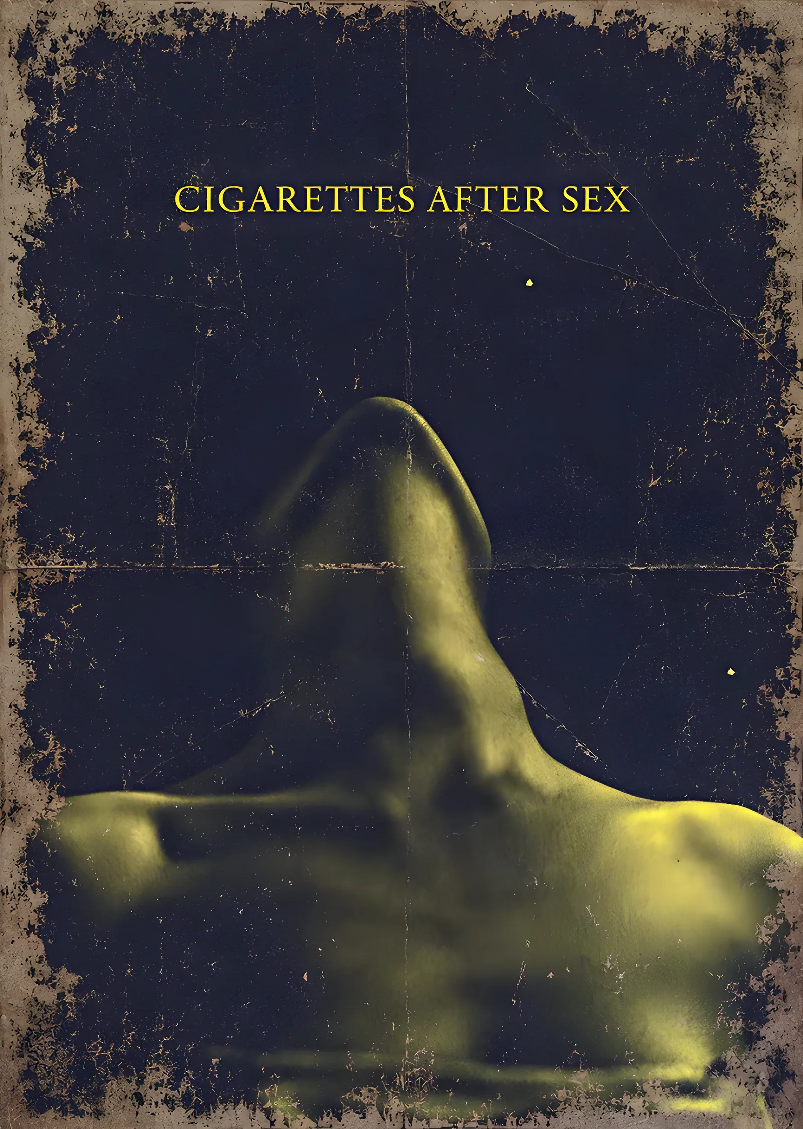 Cigarettes After Sex - Yeşil Kapak metal tablo