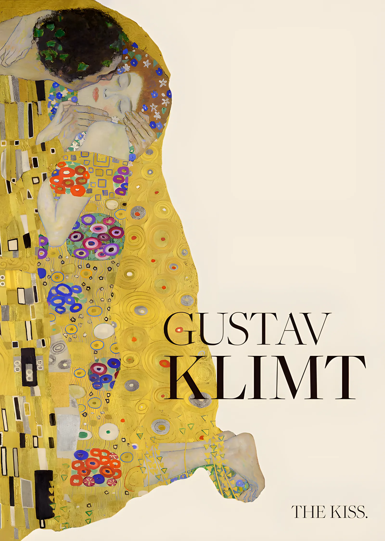 Gustav Klimt - Öpücük metal tablo