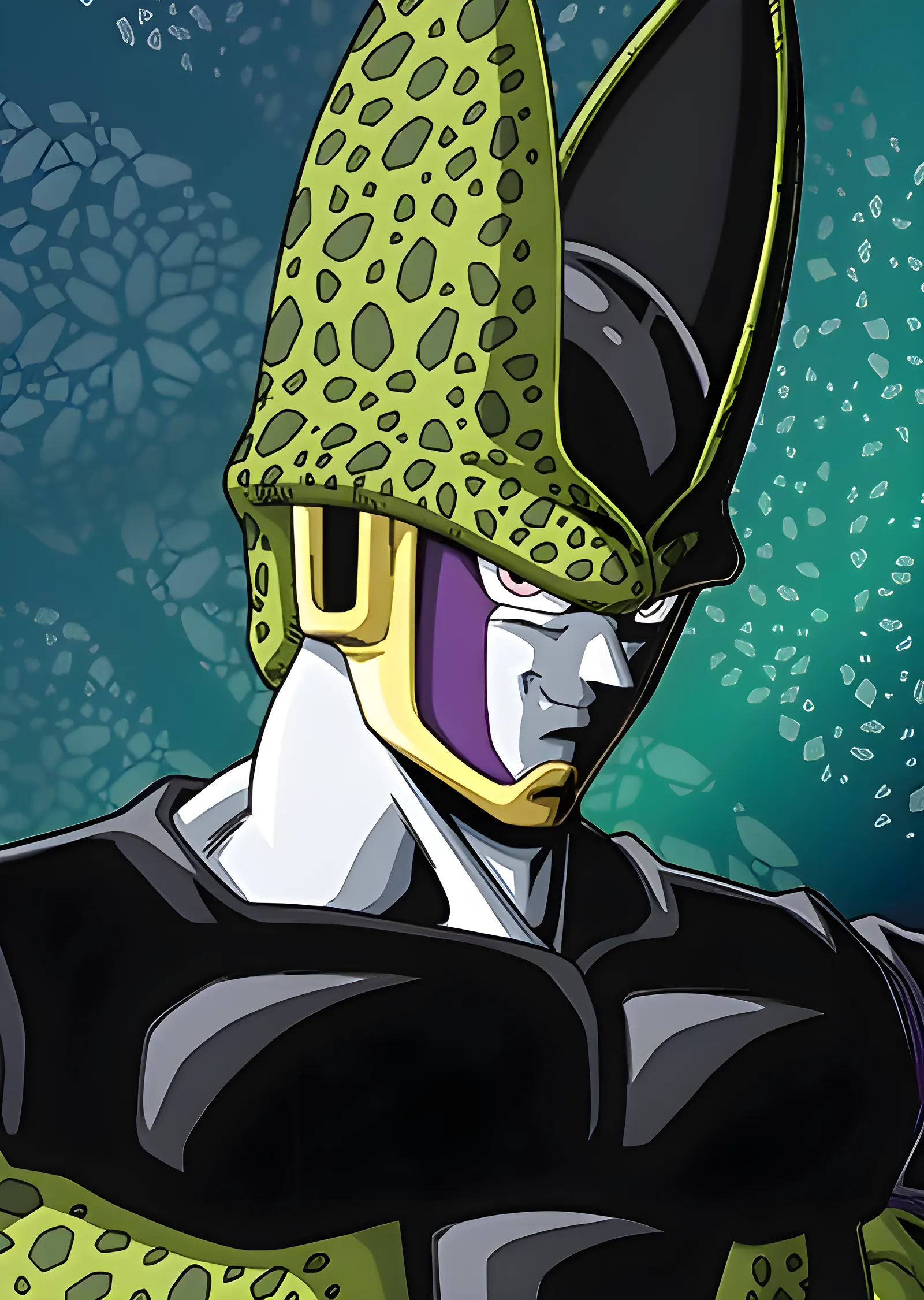 Dragon Ball Z: Cell metal tablo