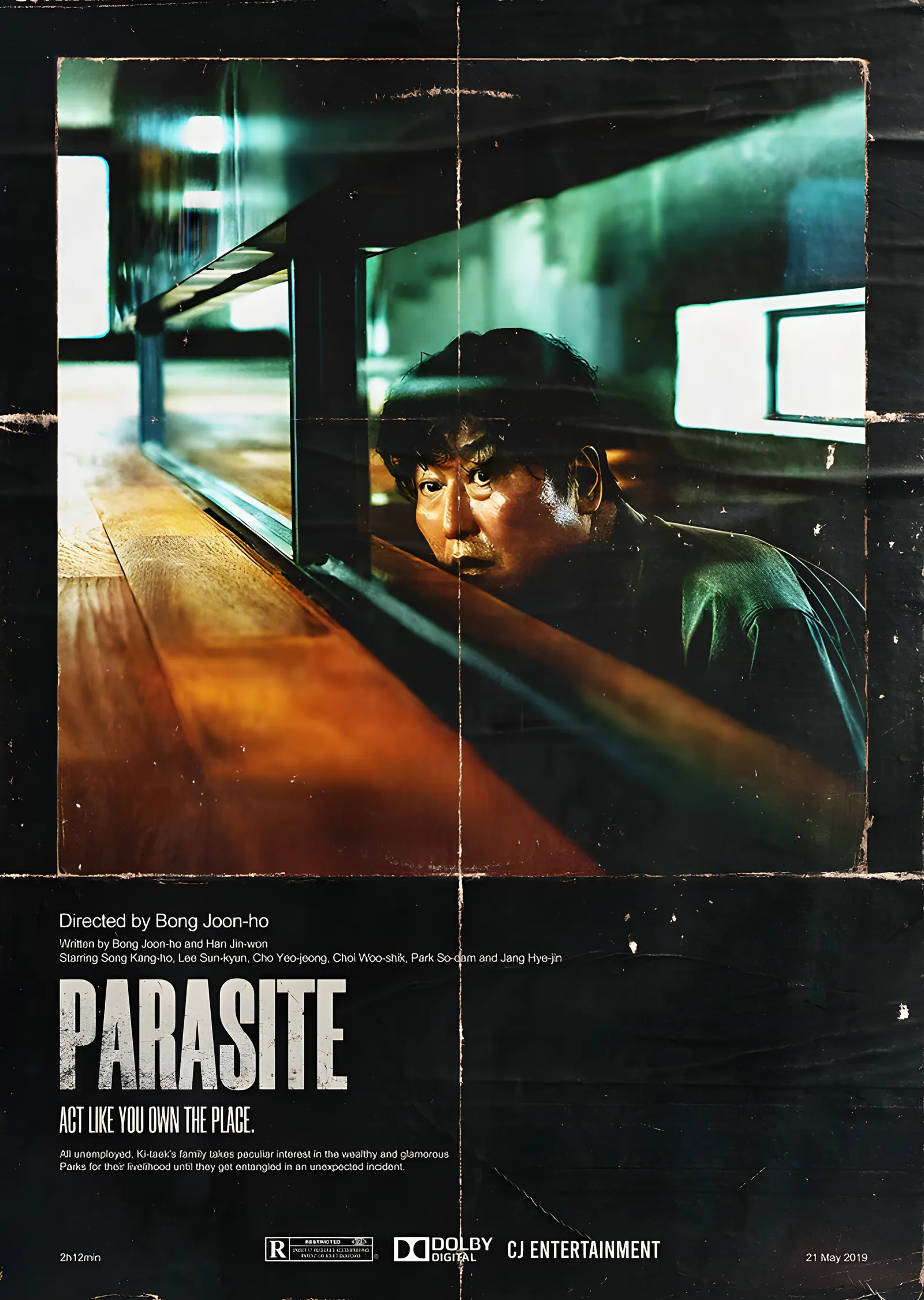 Parasite - Act Like You Own The Place metal tablo