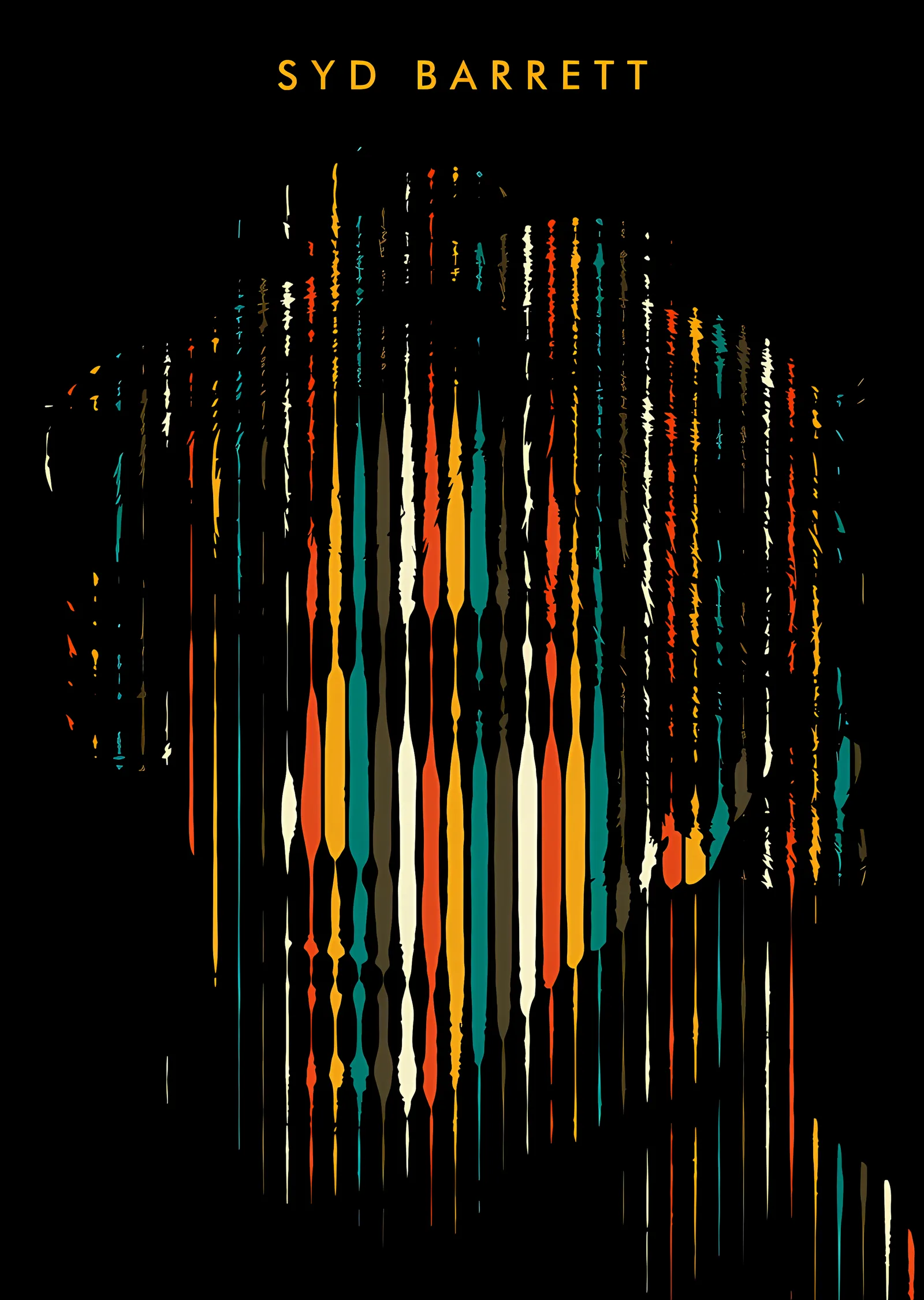 Syd Barrett - Parazitli Portre metal tablo