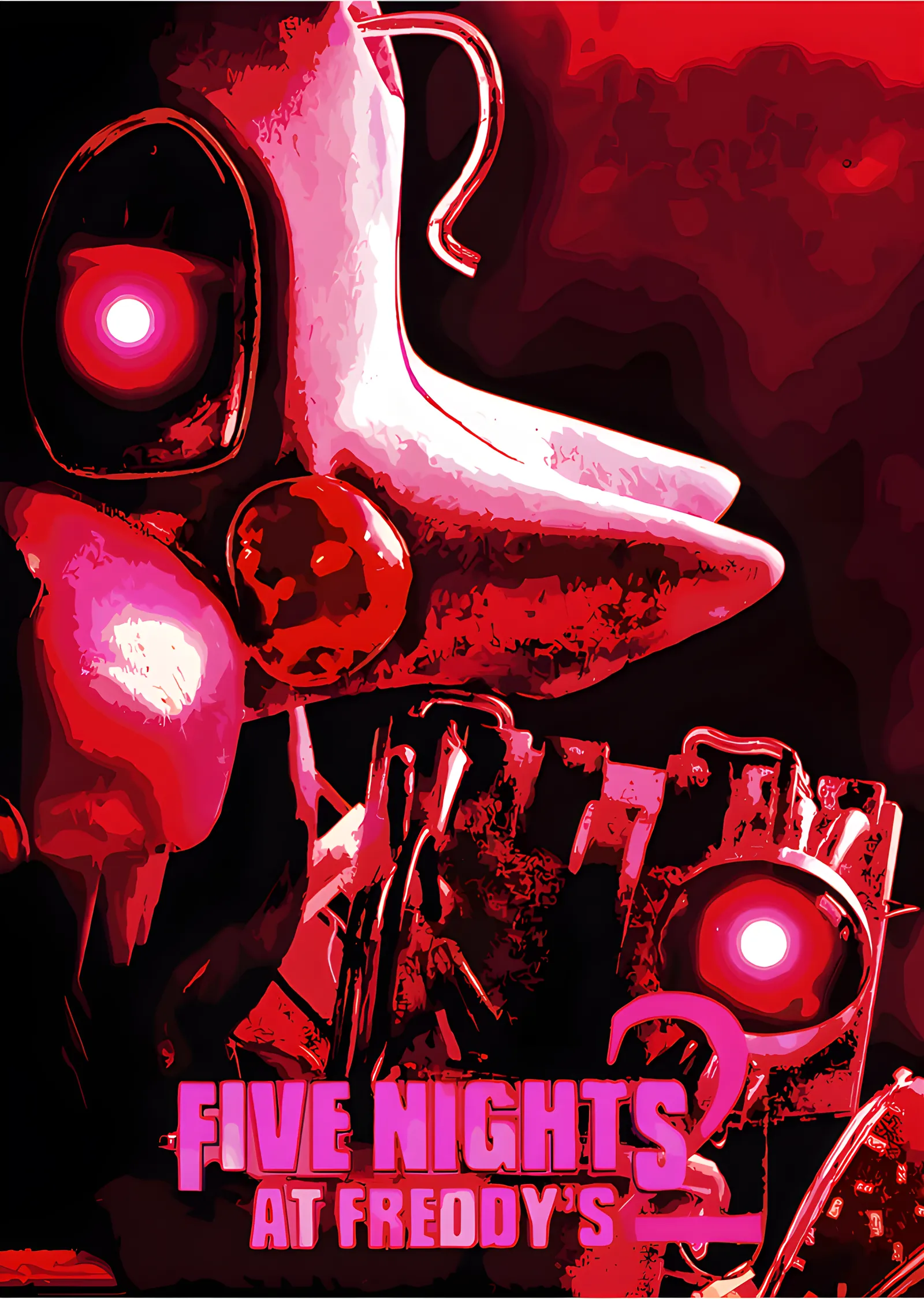 Five Nights at Freddy's 2 - Kızıl Animatronik metal tablo