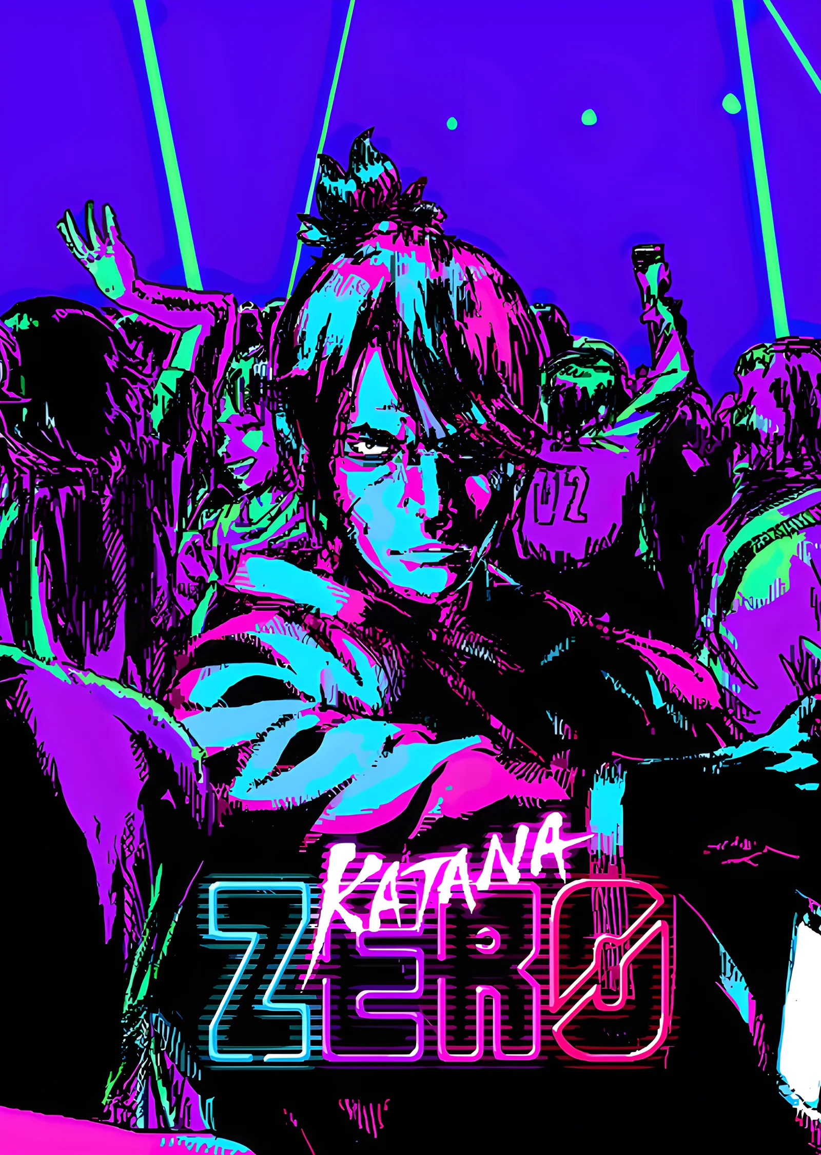 Katana Zero metal tablo