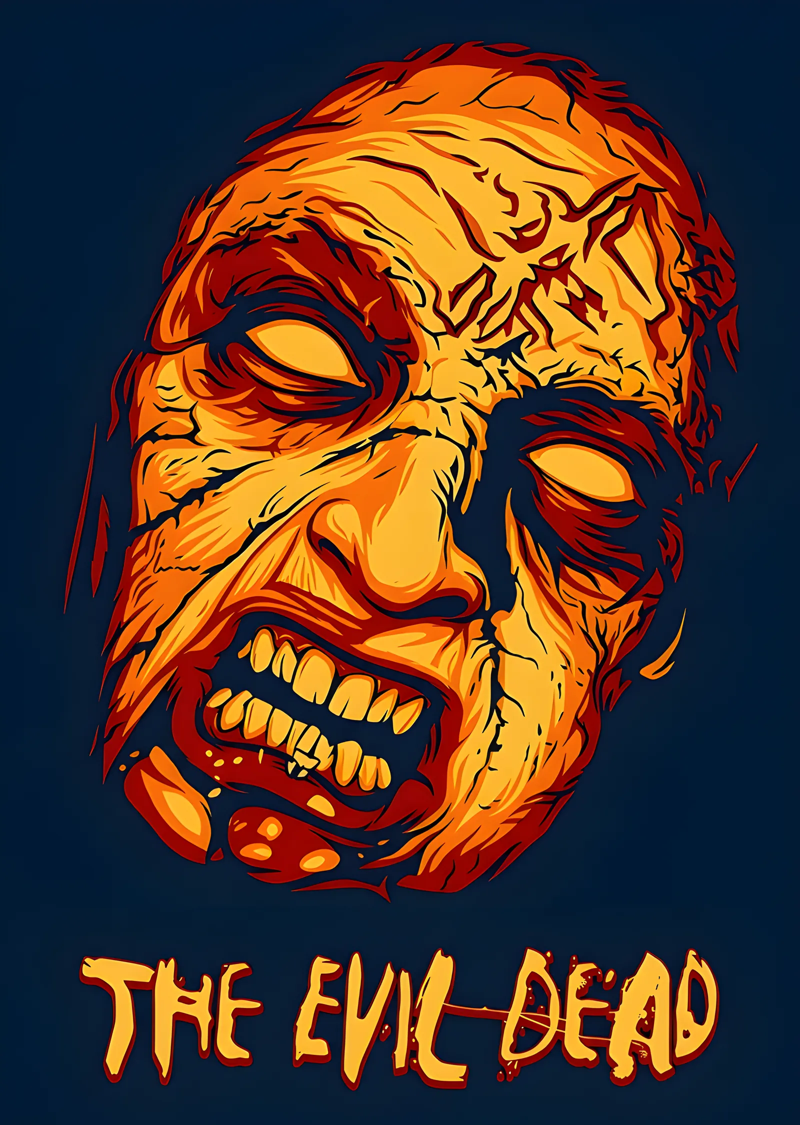 The Evil Dead - Kötü Ruhun Sırıtışı metal tablo