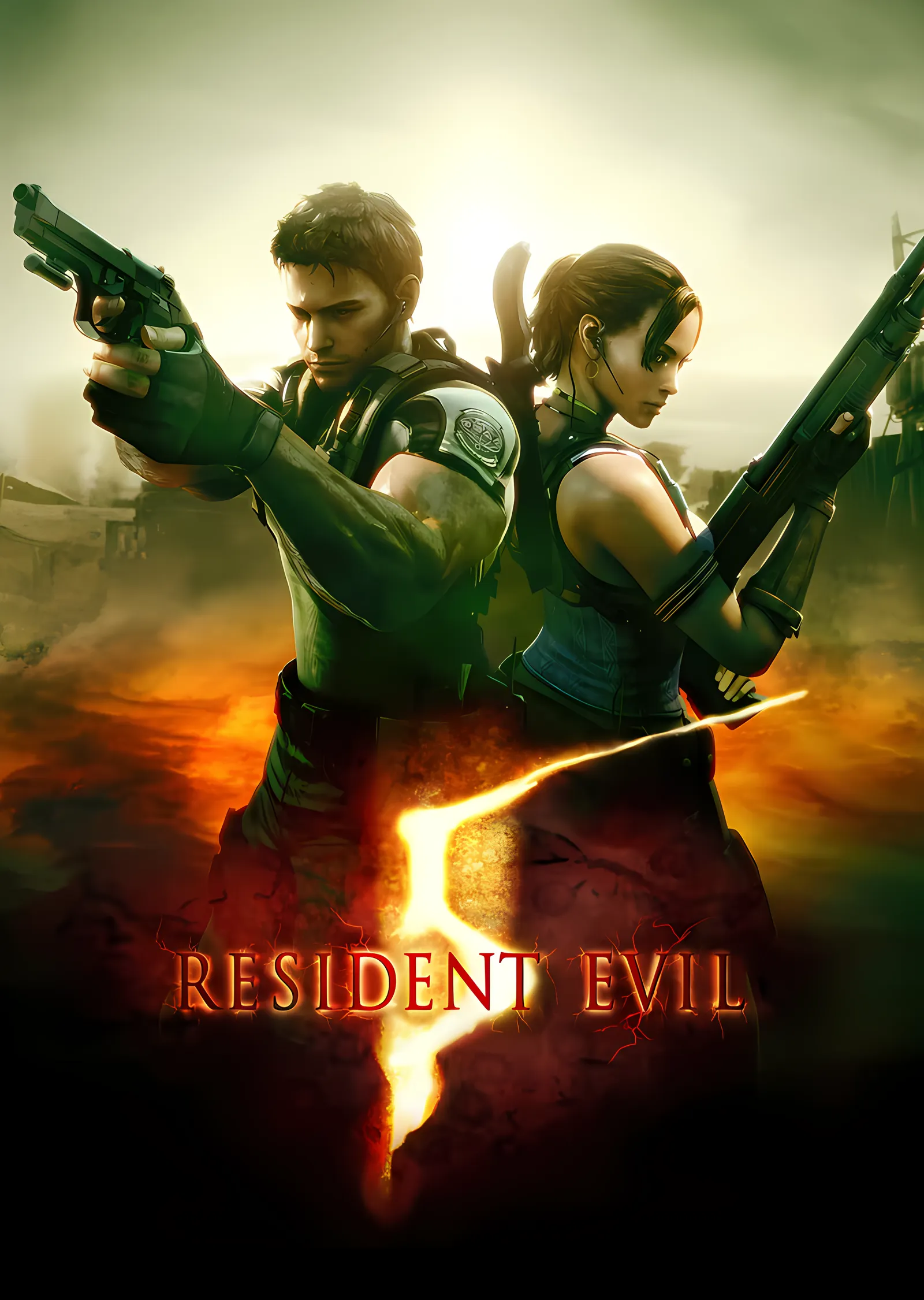 Resident Evil 5 metal tablo
