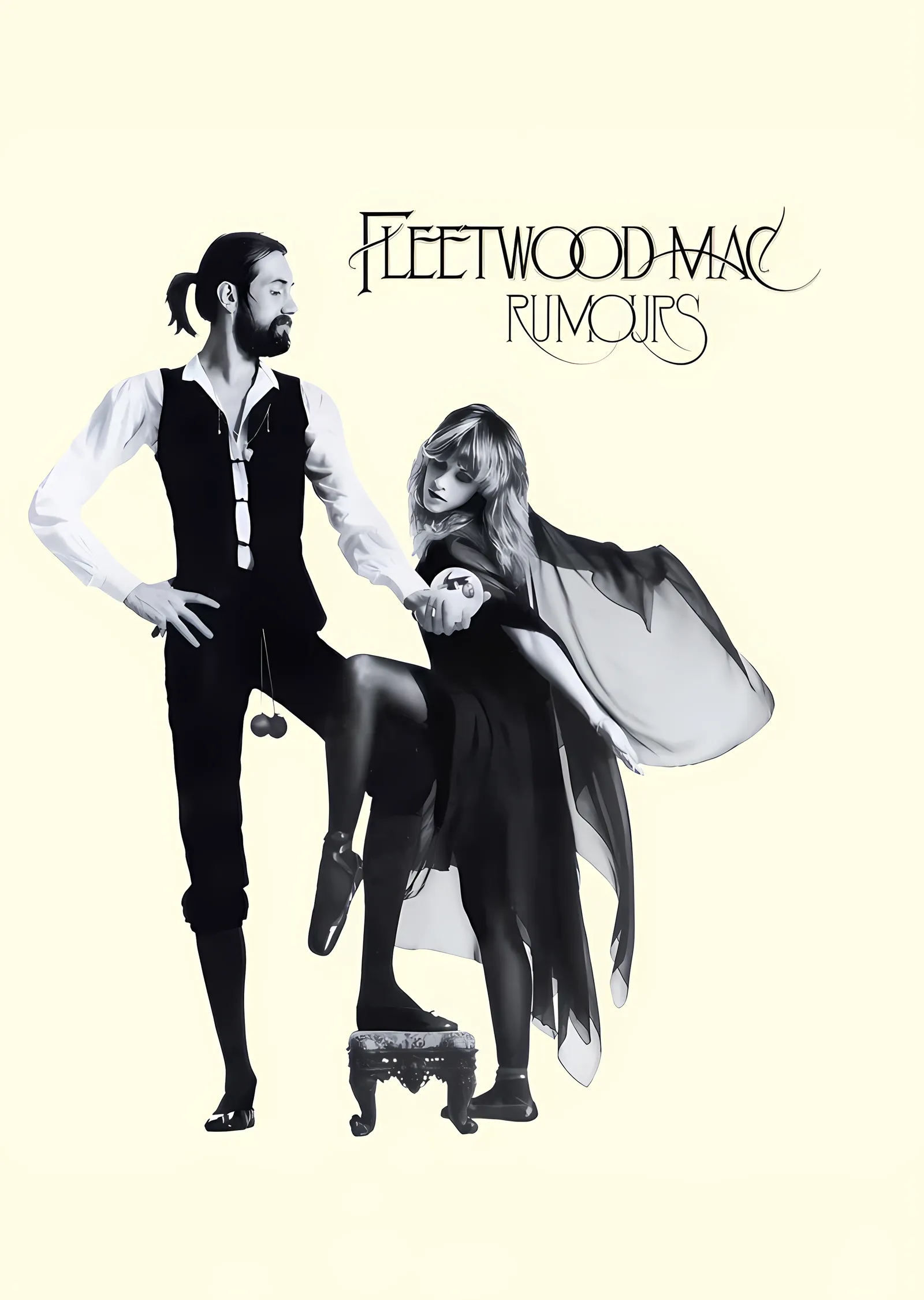Fleetwood Mac - Rumours Silüeti metal tablo
