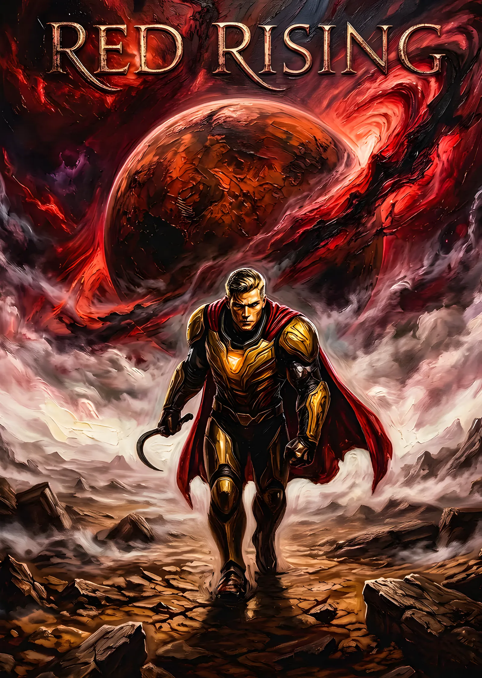 Red Rising - Kızıl Gezegen metal tablo