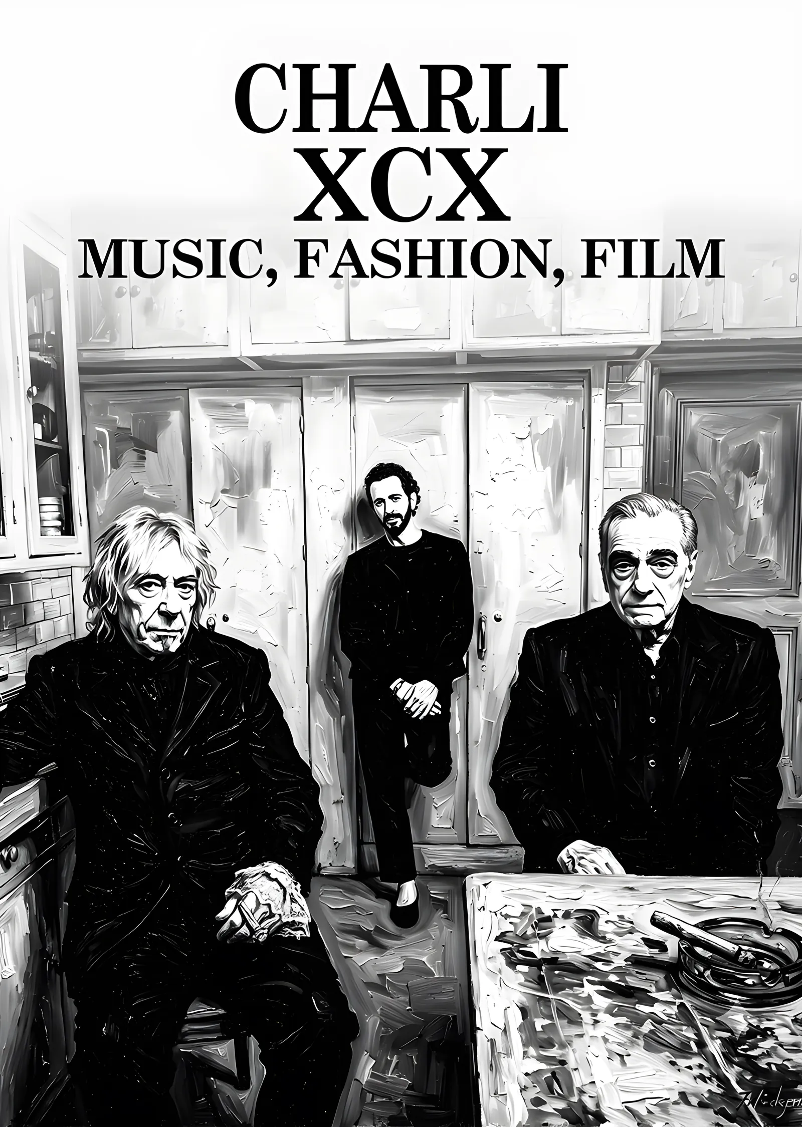 Charli XCX - Music Fashion Film Afişi metal tablo
