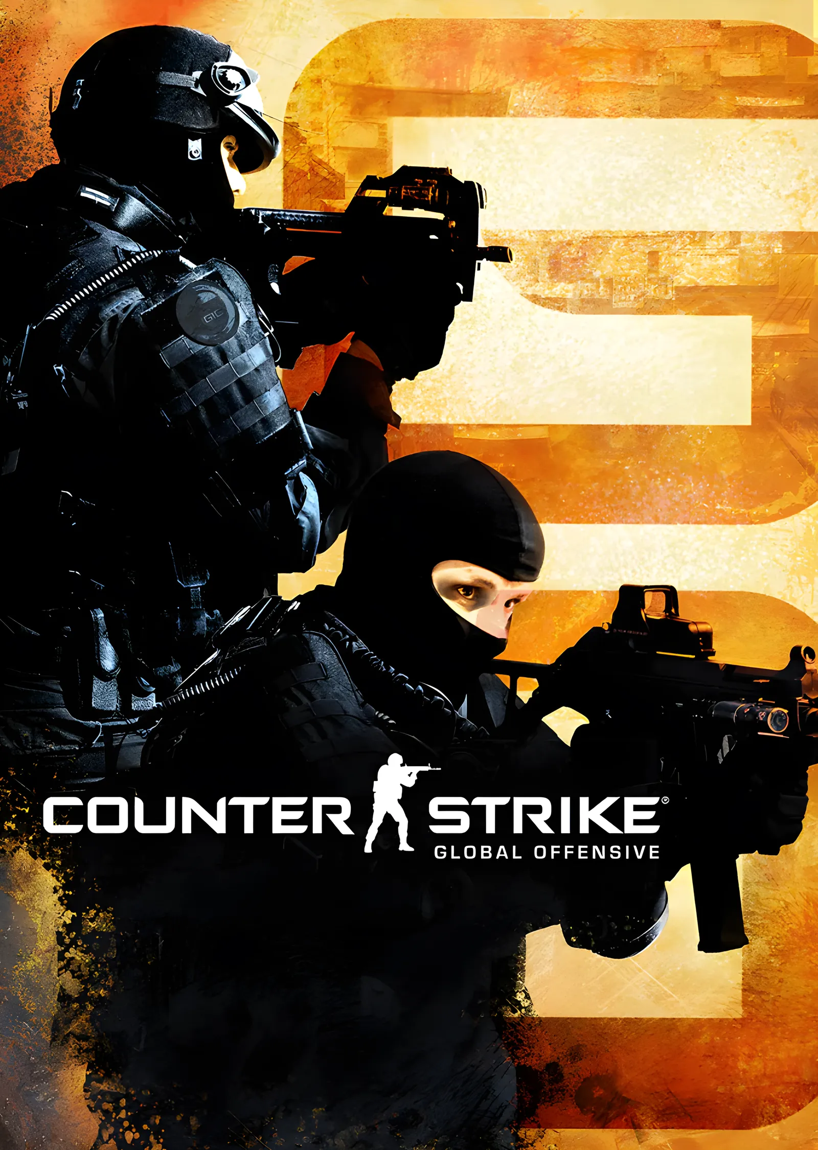 Counter-Strike Global Offensive - Turuncu Zemin metal tablo