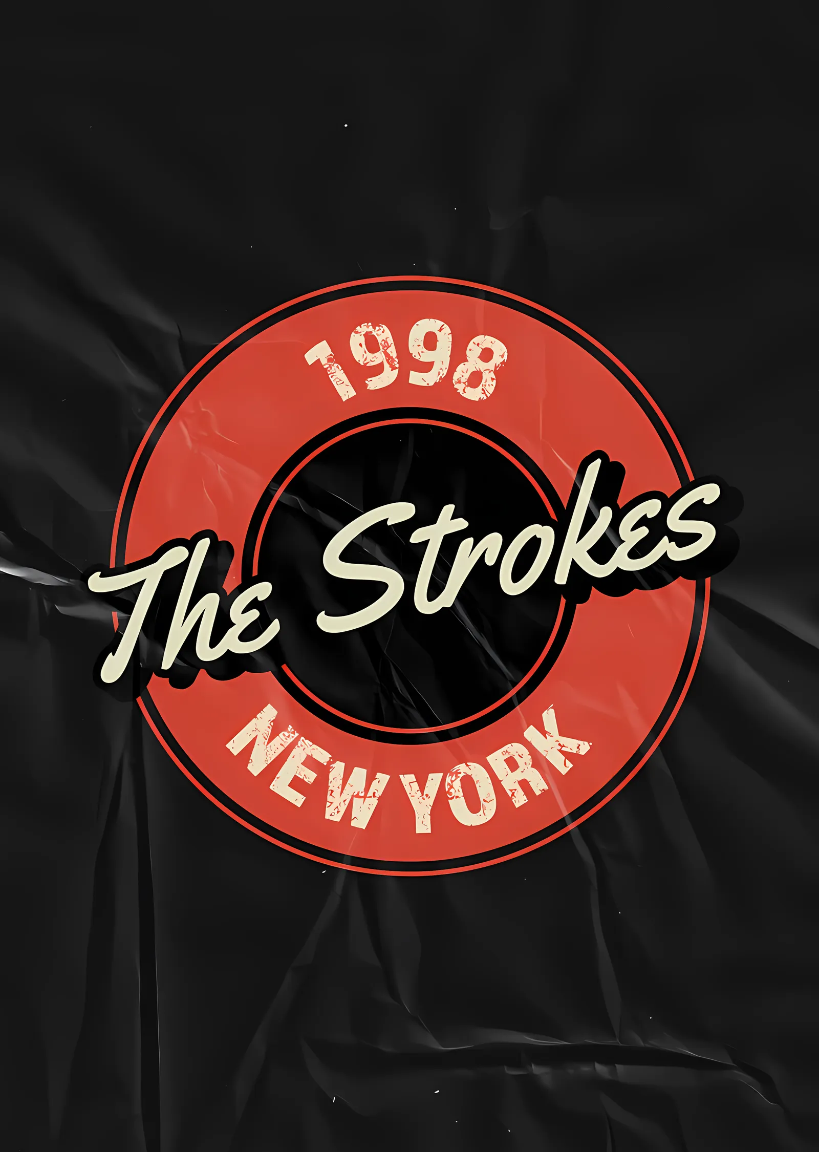 The Strokes - 1998 New York Amblemi metal tablo