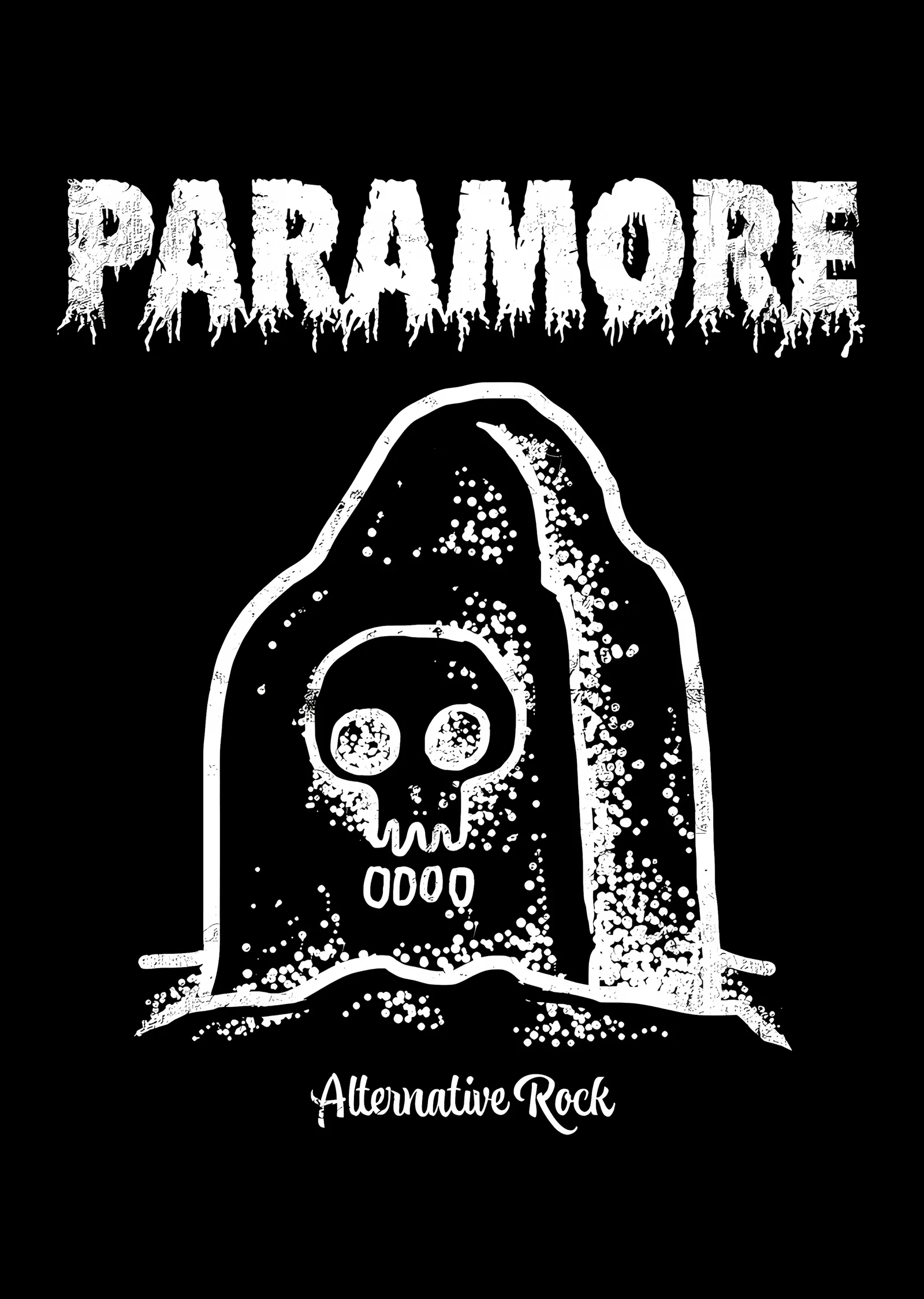 Paramore - Mezar Taşı Amblemi metal tablo
