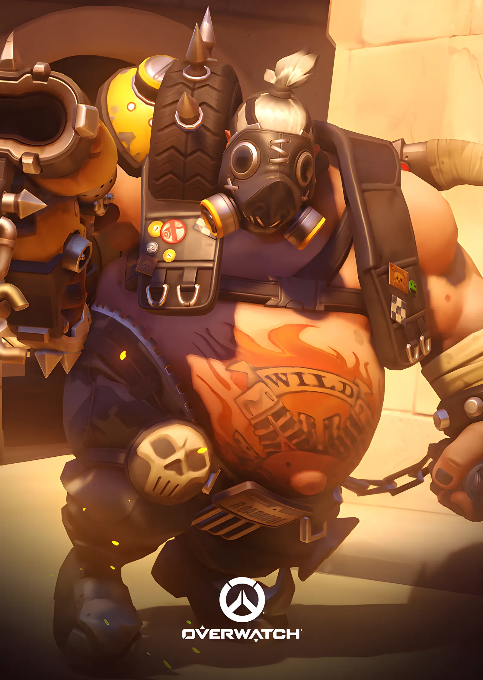 Roadhog - Overwatch metal tablo