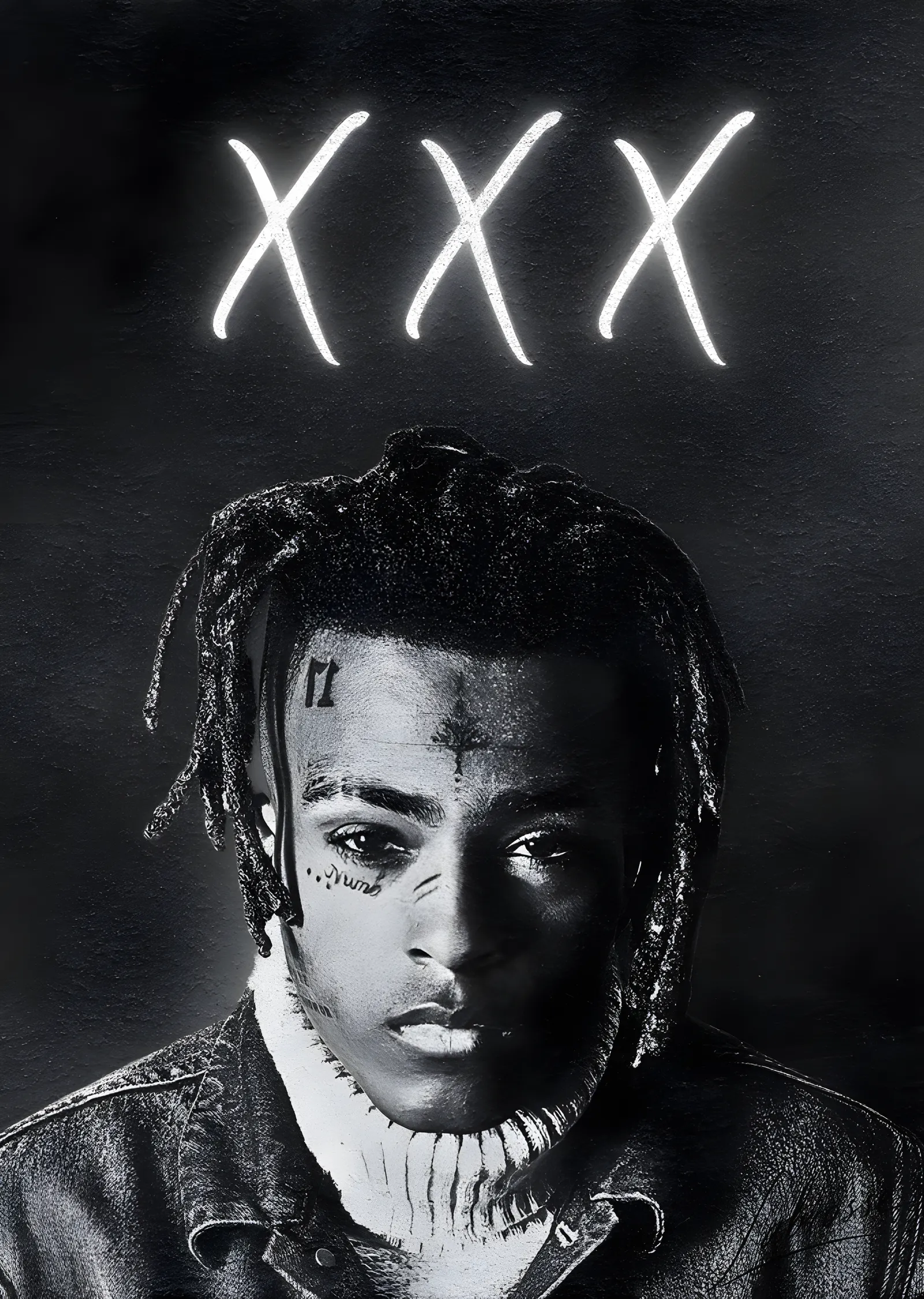 XXXTentacion - Koyu Zeminde Portre metal tablo