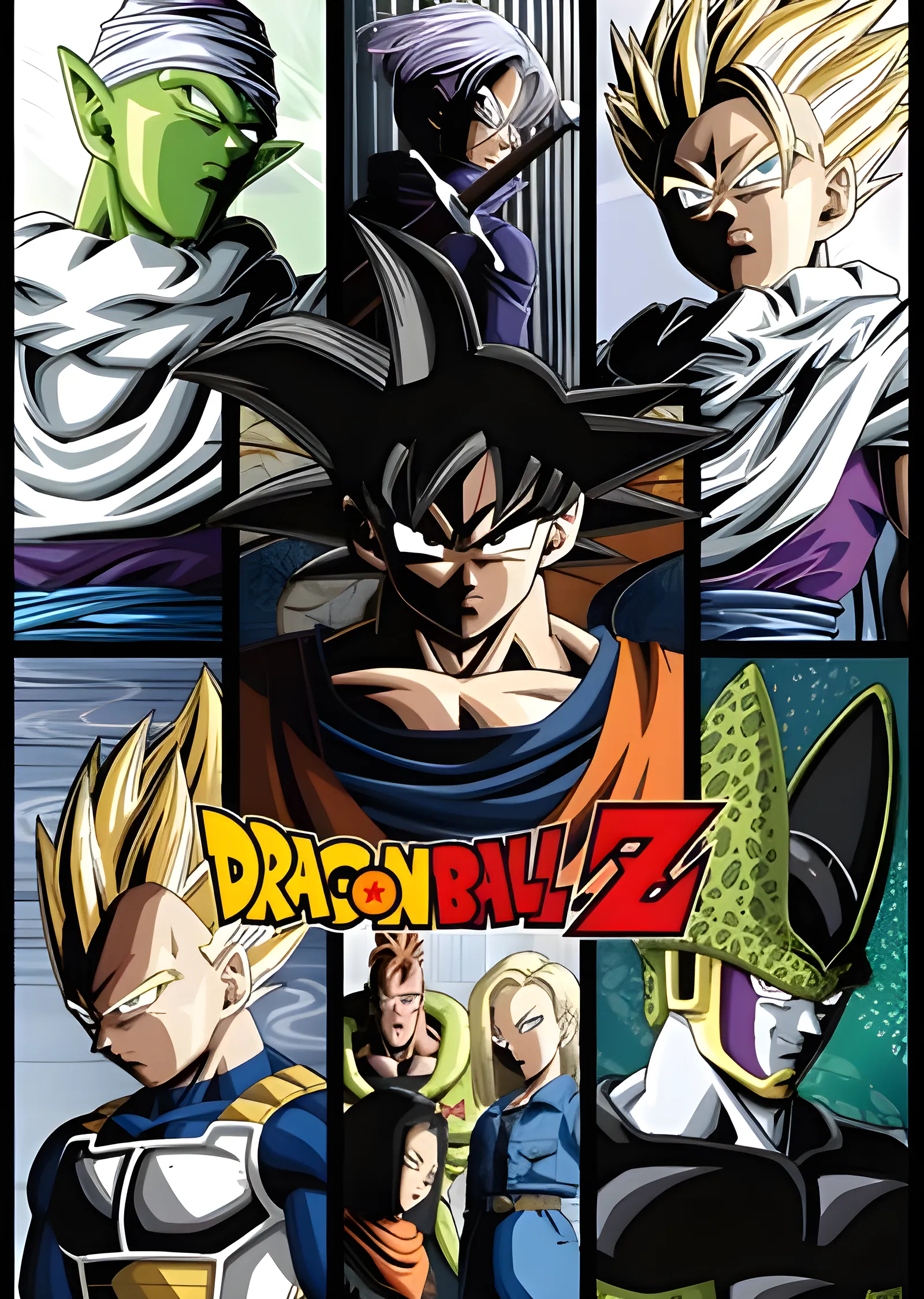 Dragon Ball Z: Karakter Kolajı metal tablo