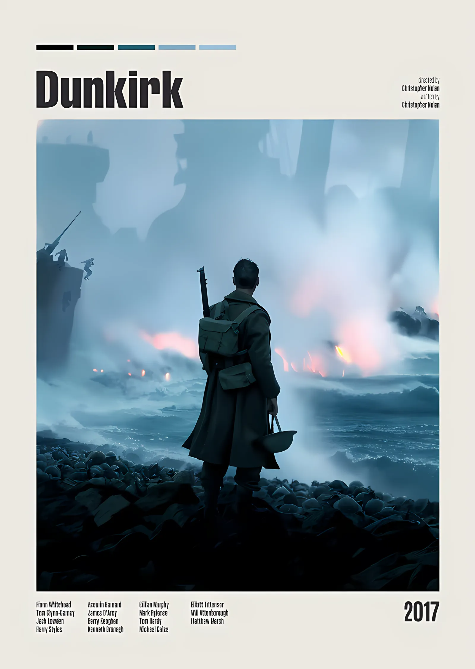 Dunkirk - Sahilde Bekleyiş metal tablo