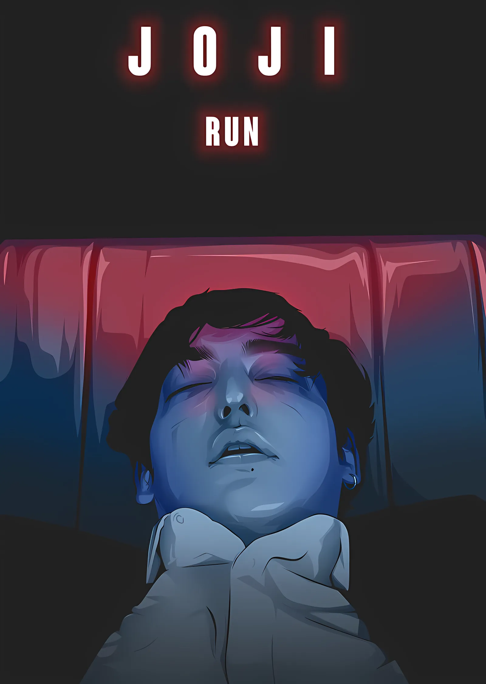 Joji - Run metal tablo
