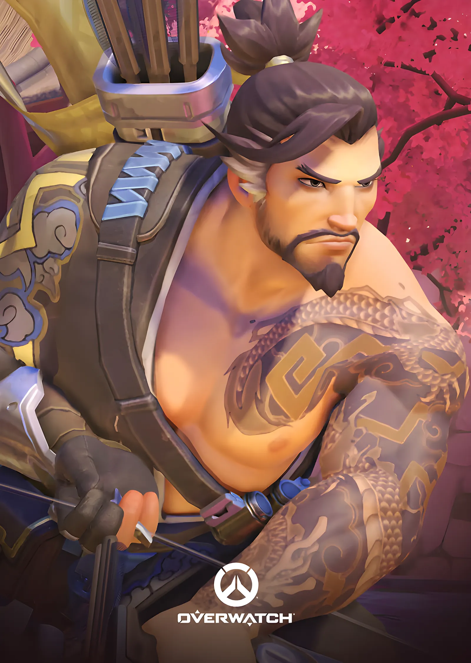 Hanzo - Overwatch metal tablo