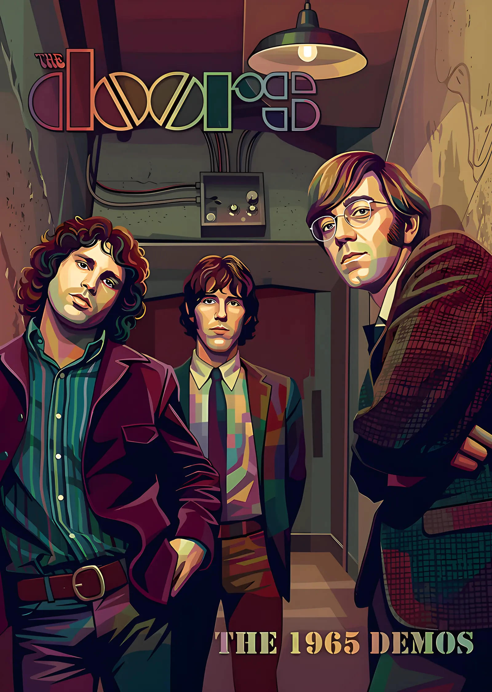 The Doors - The 1965 Demos metal tablo