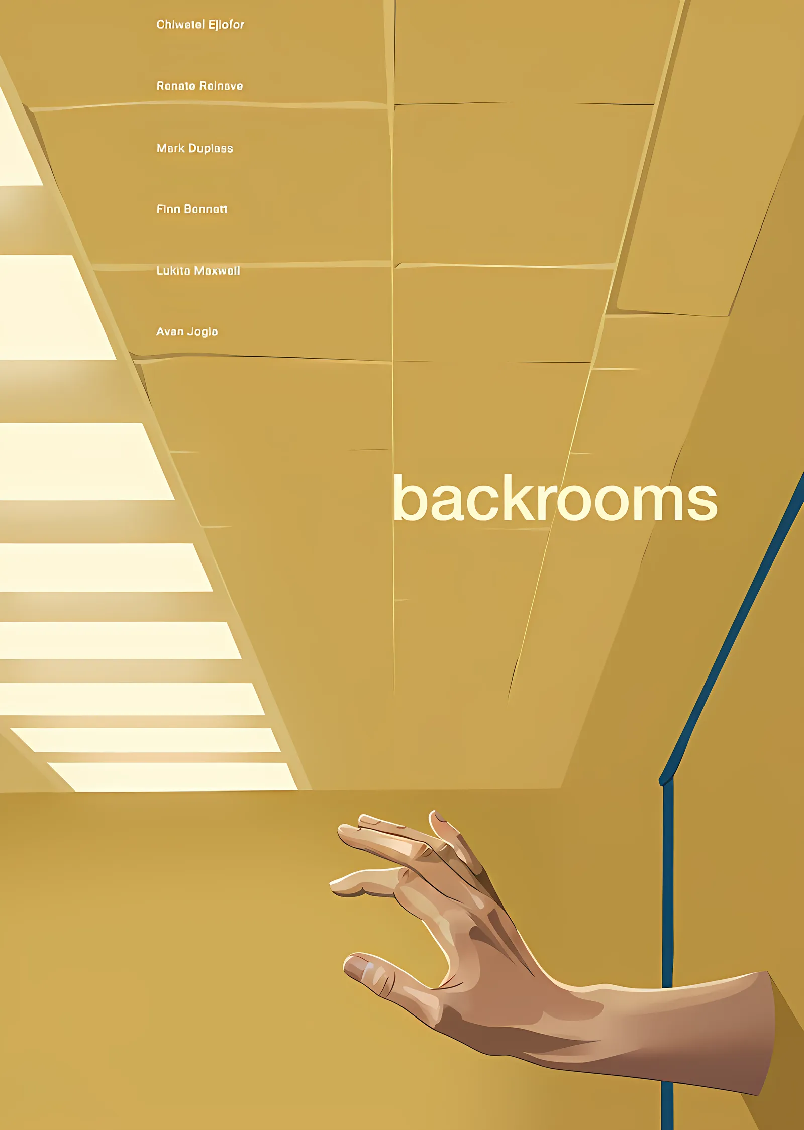 Backrooms - Tavana Uzanan El metal tablo