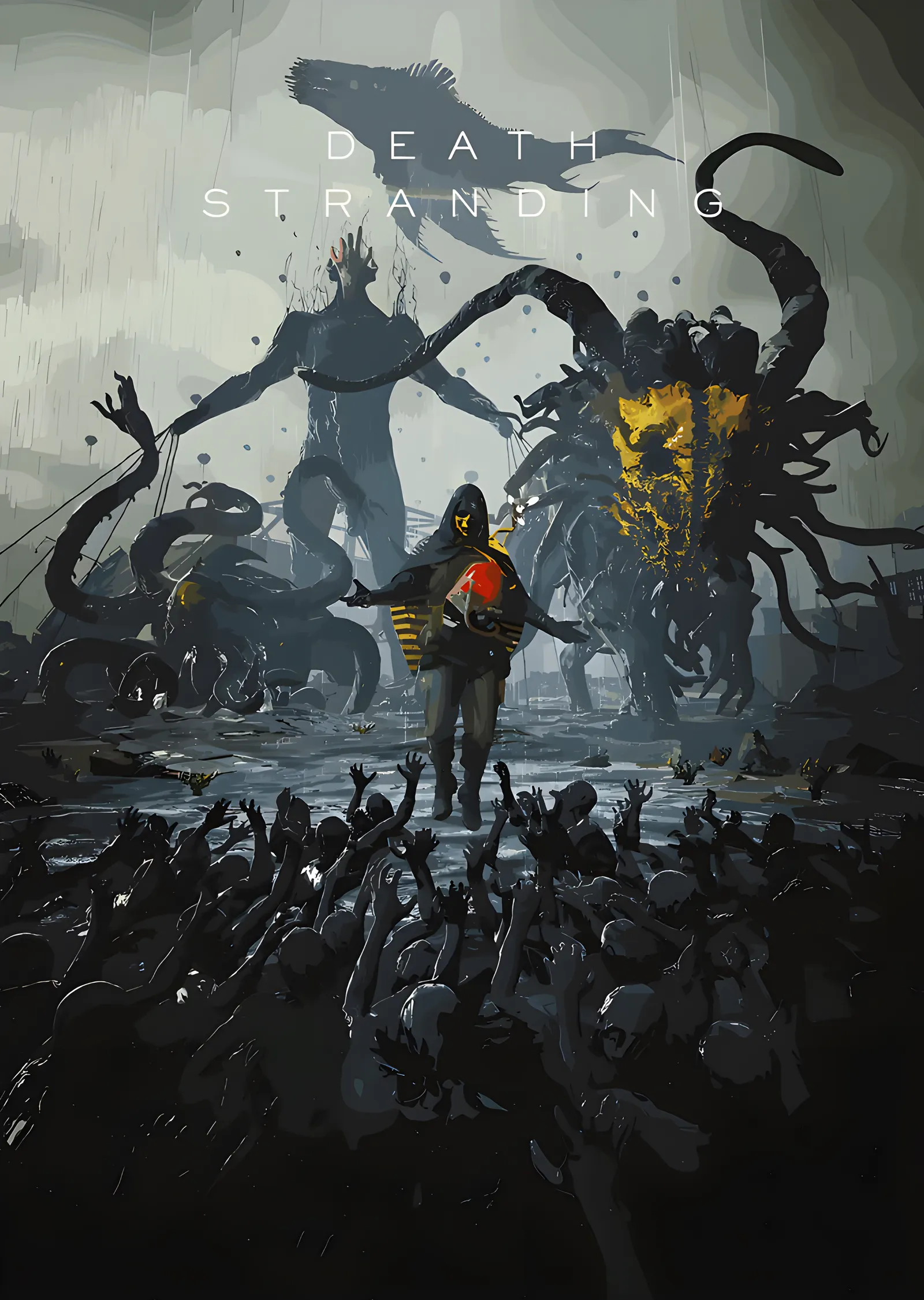 Death Stranding - Karanlık Devler metal tablo