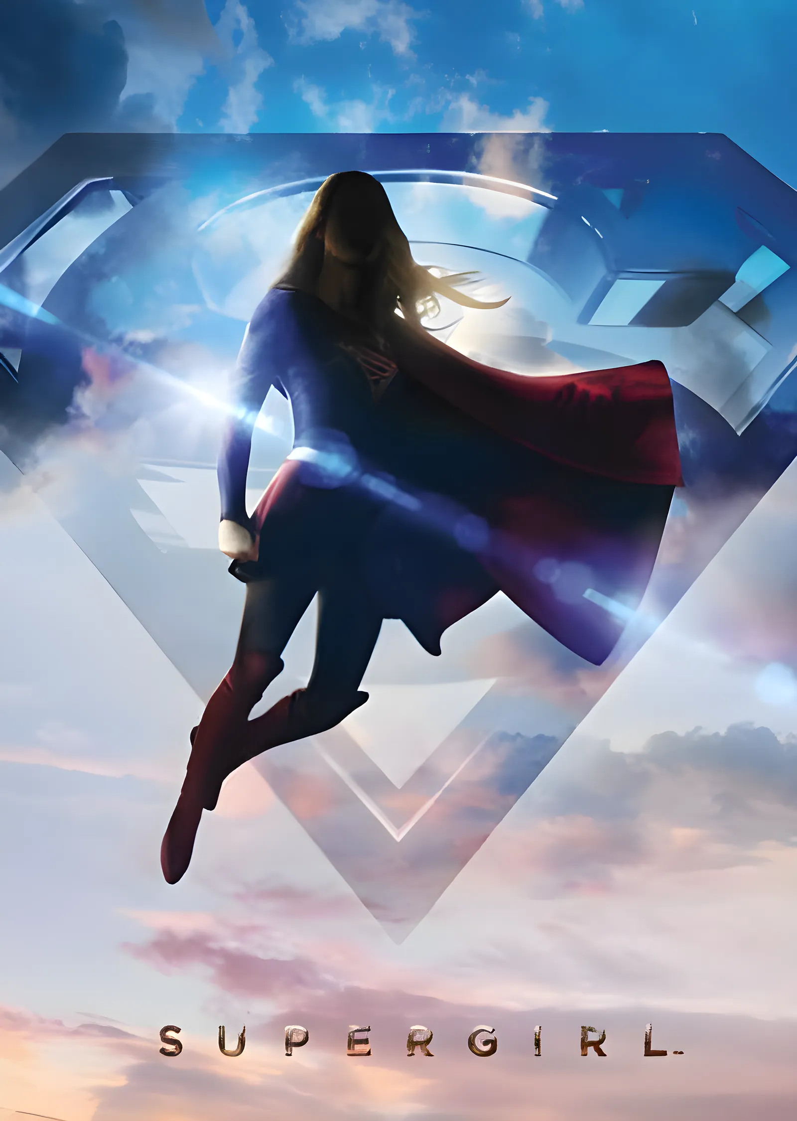 Supergirl: Gökyüzünde metal tablo