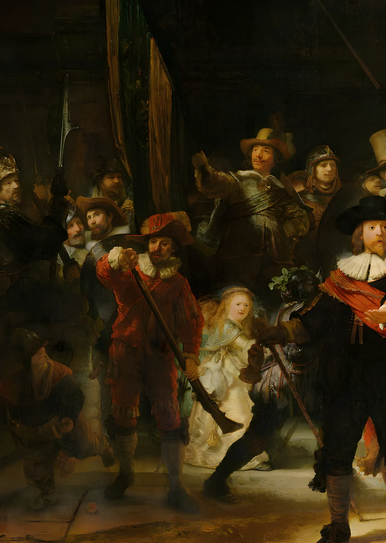 Gece Devriyesi - Rembrandt metal tablo