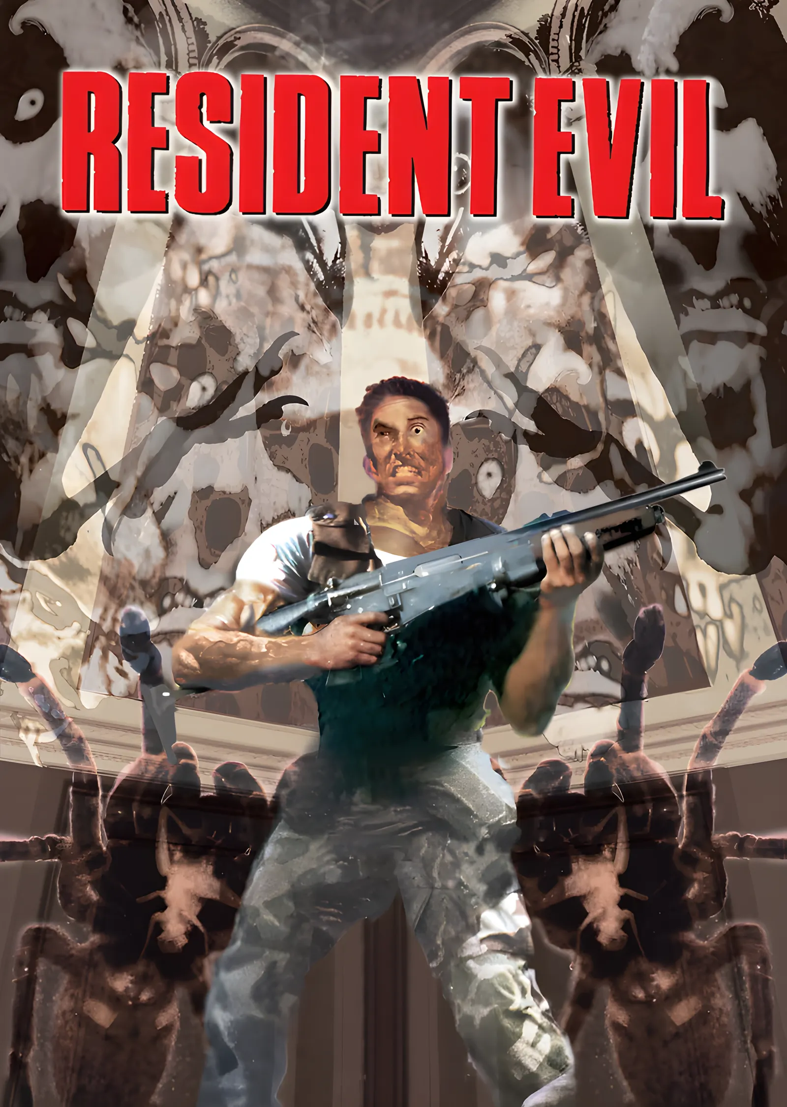 Resident Evil - Pompalı Tüfek metal tablo