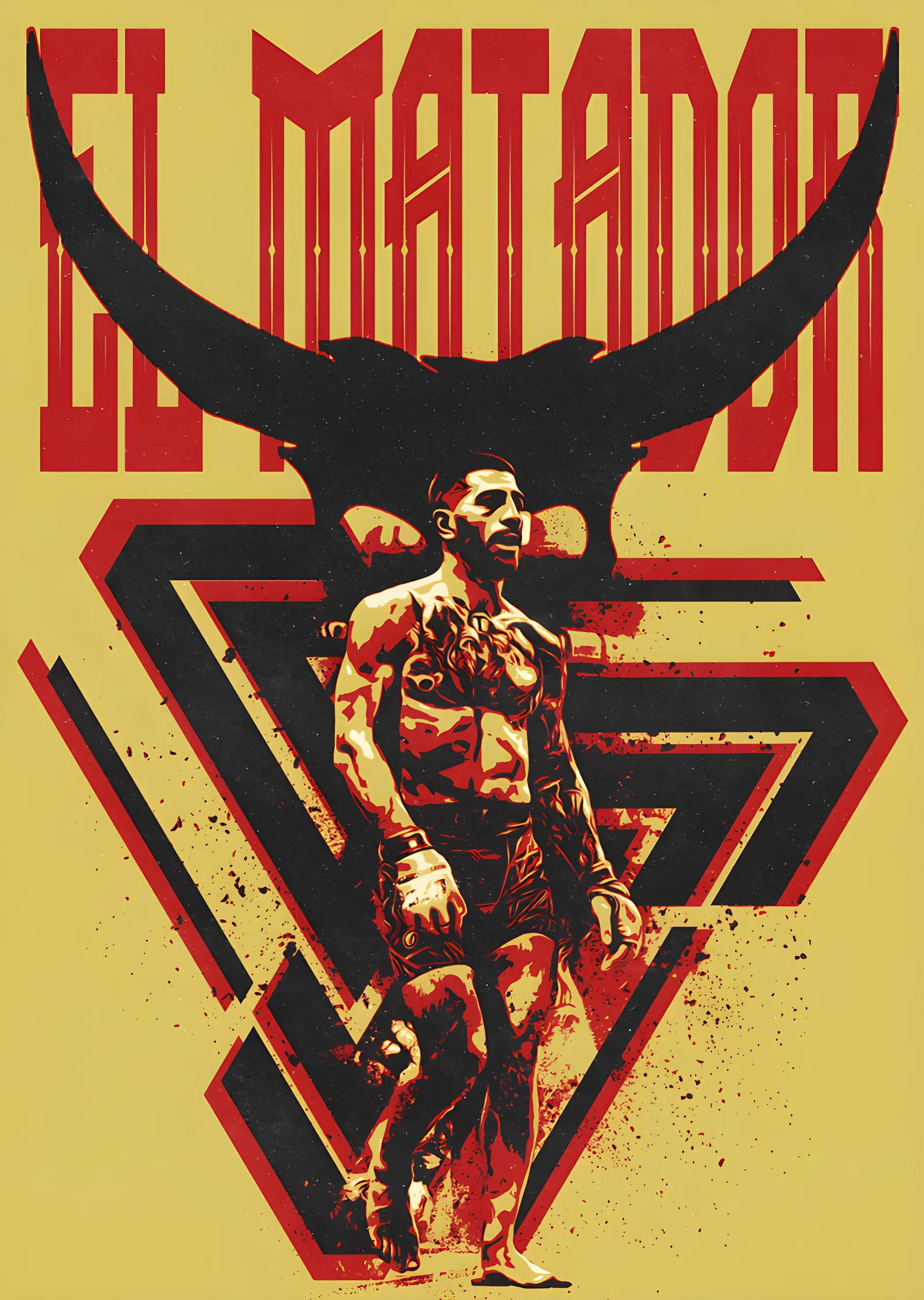Ilia Topuria - El Matador Amblemi metal tablo