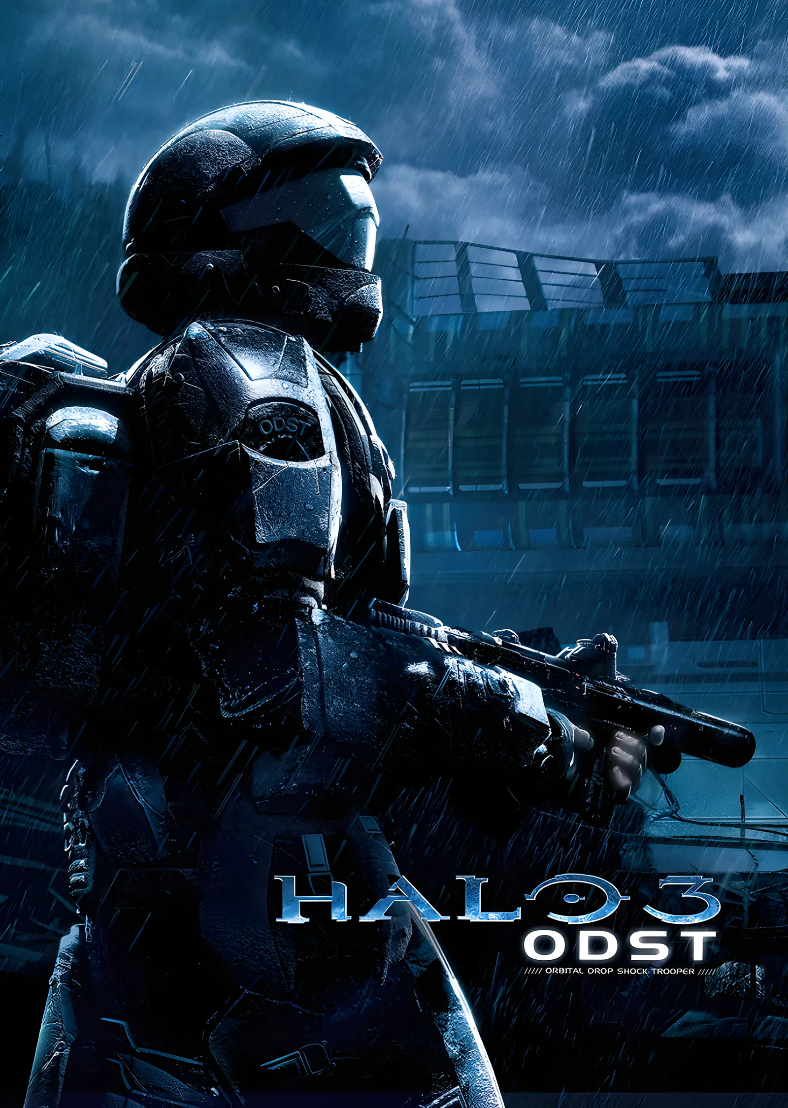 Halo 3 ODST metal tablo