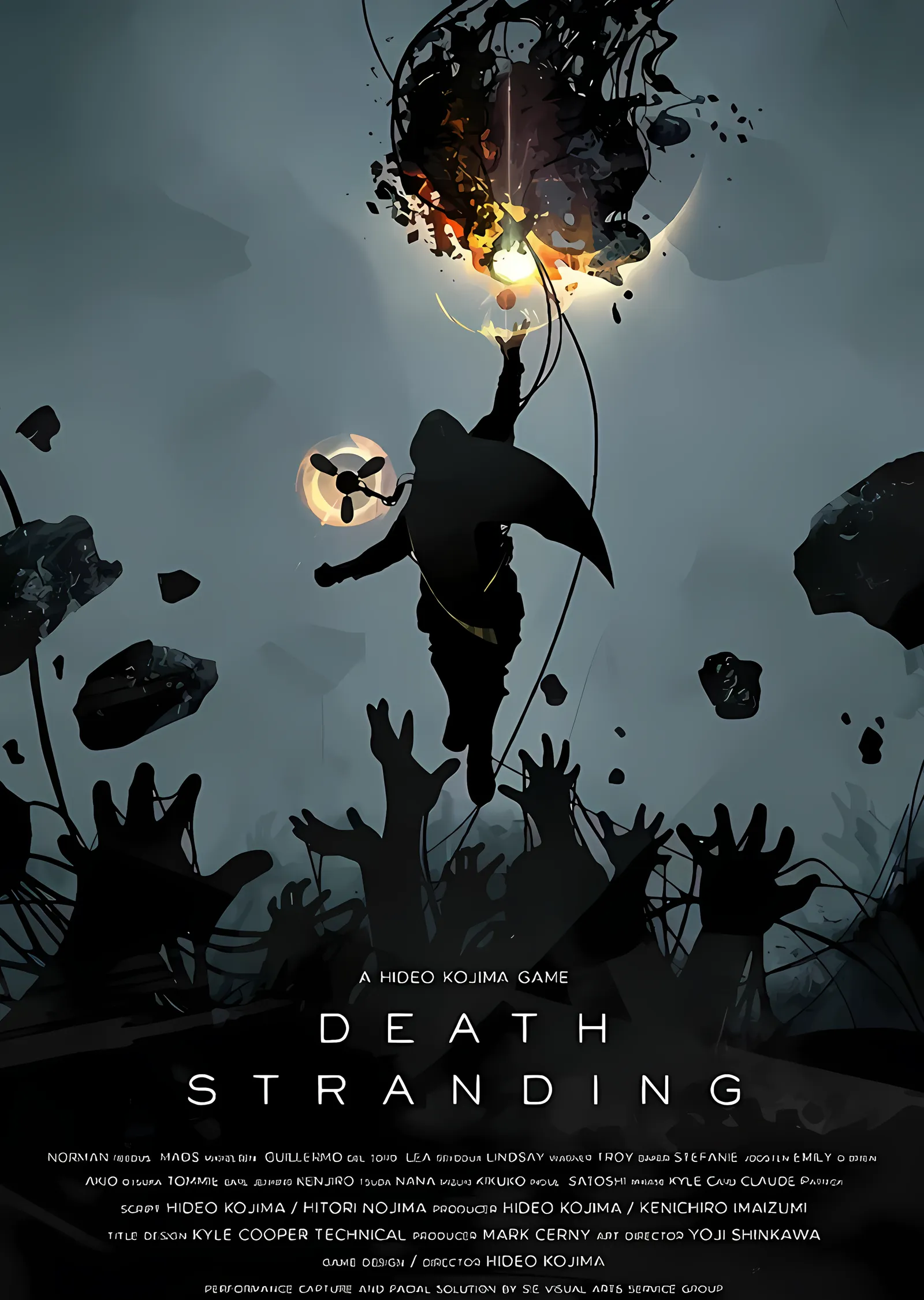 Death Stranding - Yükseliş metal tablo