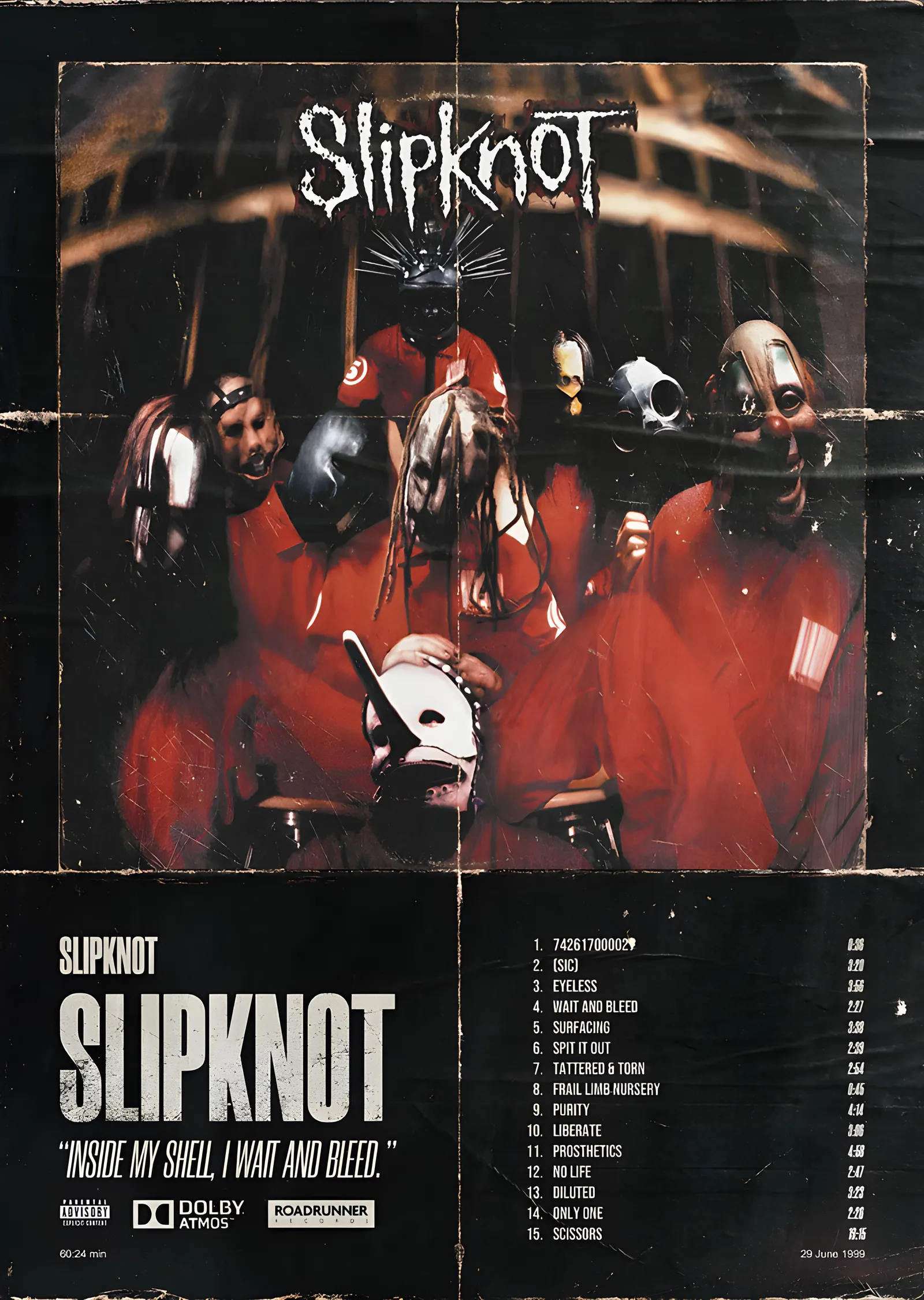 Slipknot - İlk Albüm metal tablo