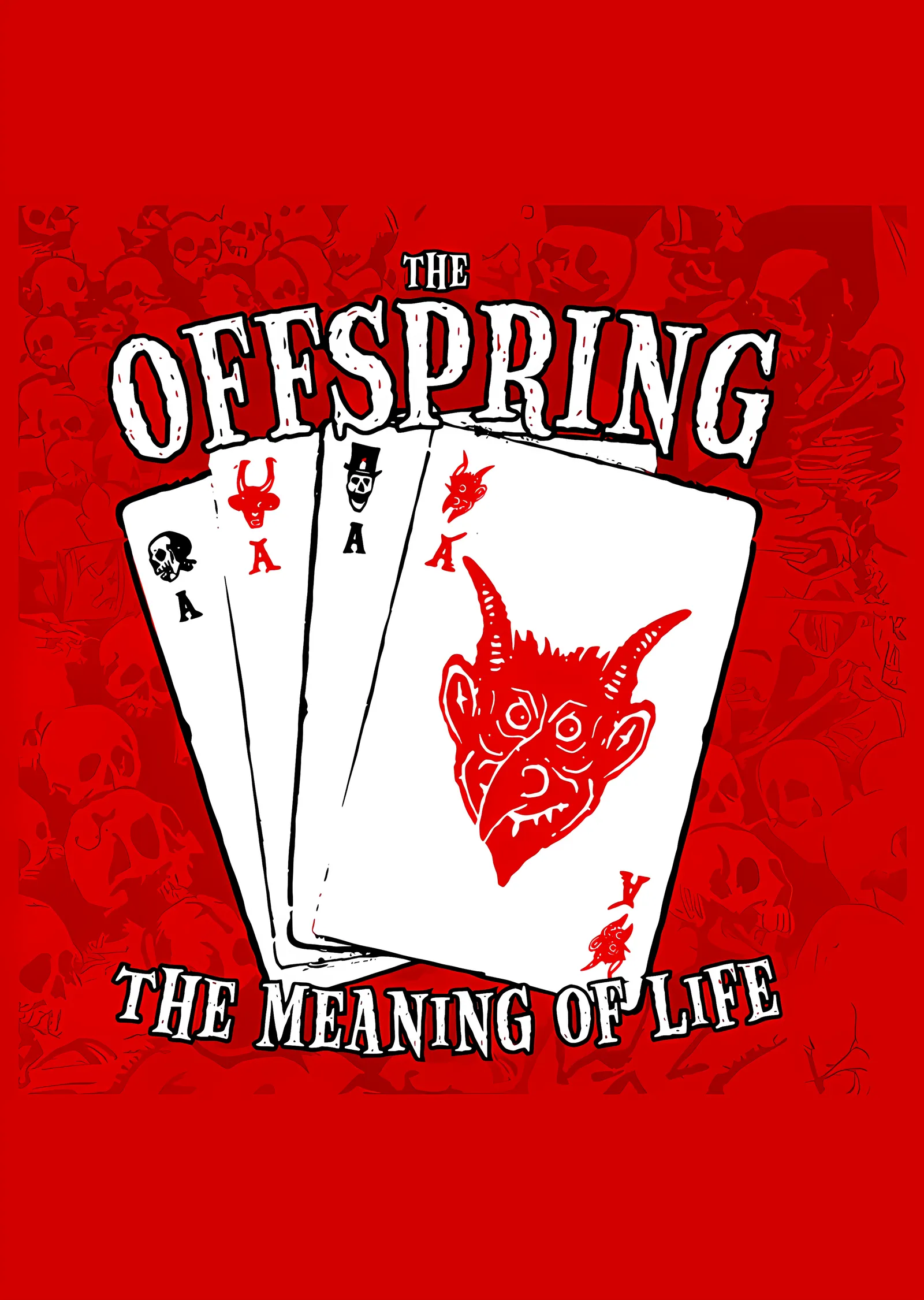The Offspring - Dört As ve Şeytan metal tablo