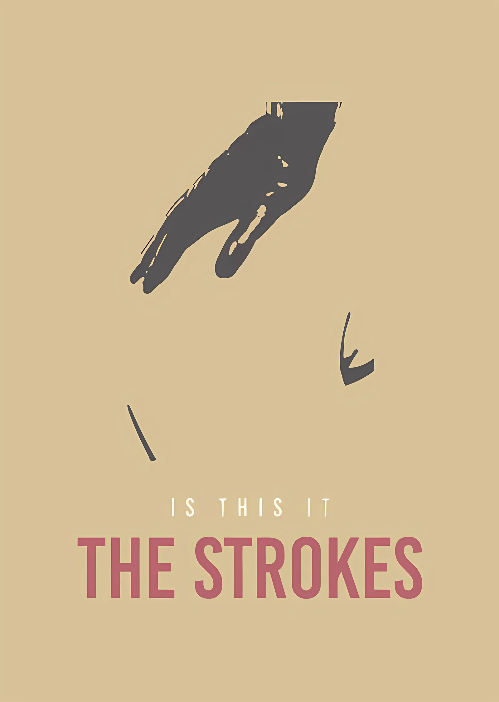 The Strokes - Is This It metal tablo