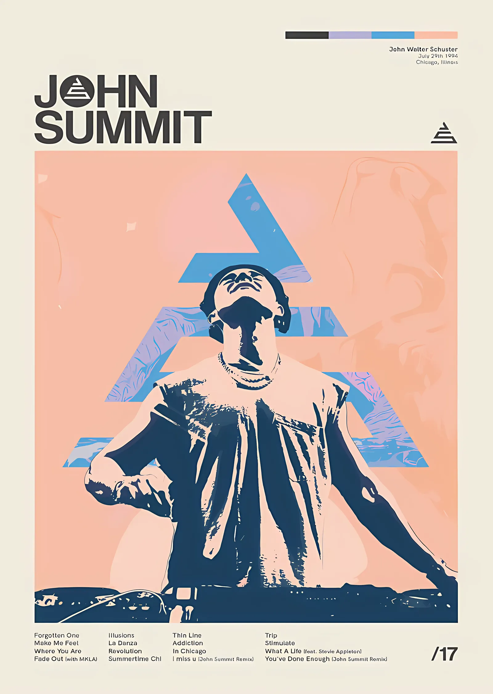 John Summit - Sahnede metal tablo
